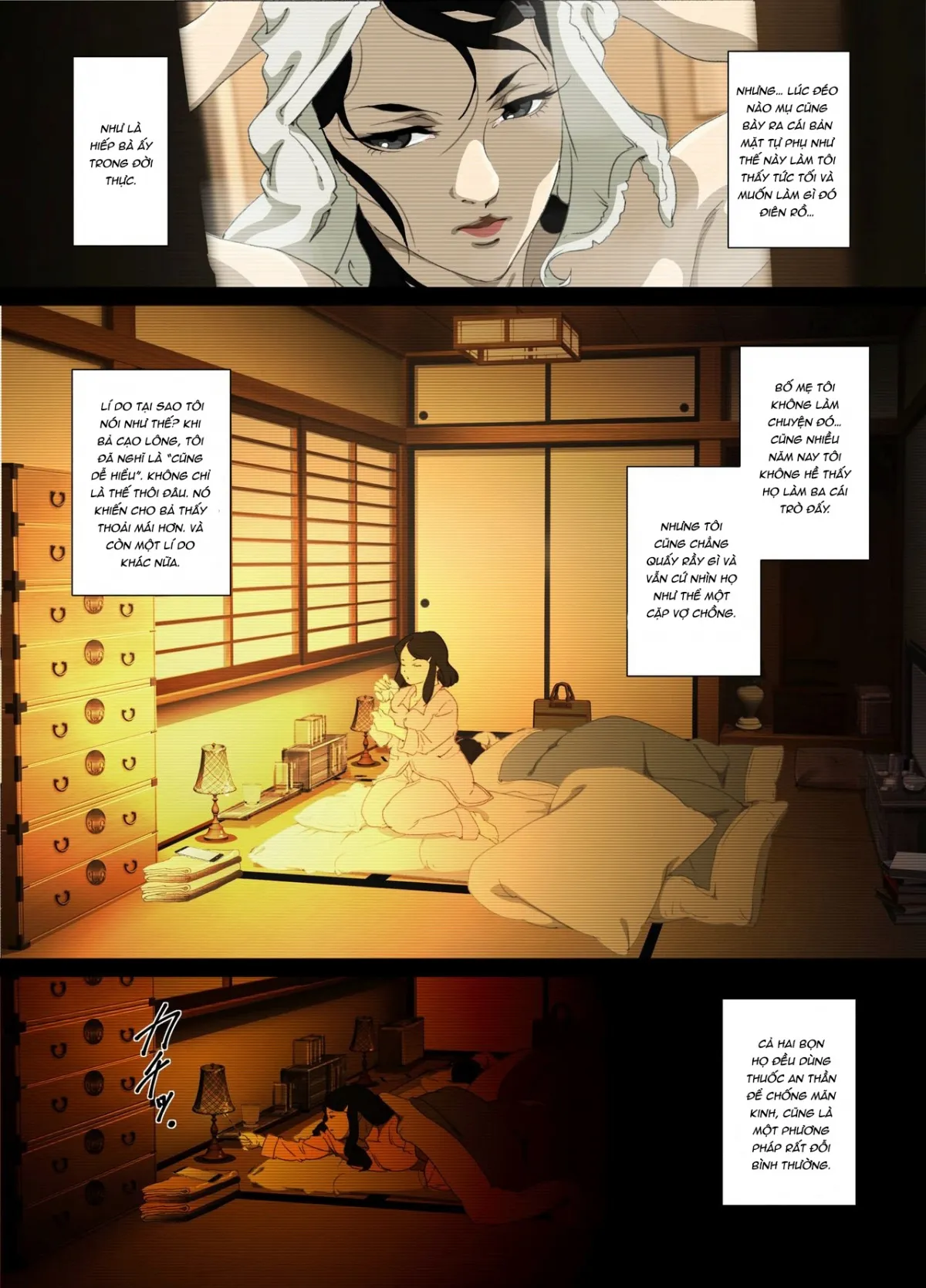 HentaiVN.net - Ảnh 8 - Đại nghịch bất đạo [Namaiki na Hahaoya o Honnin ni mo Kizukarezu ni Minkan Suru Houhou] - Oneshot