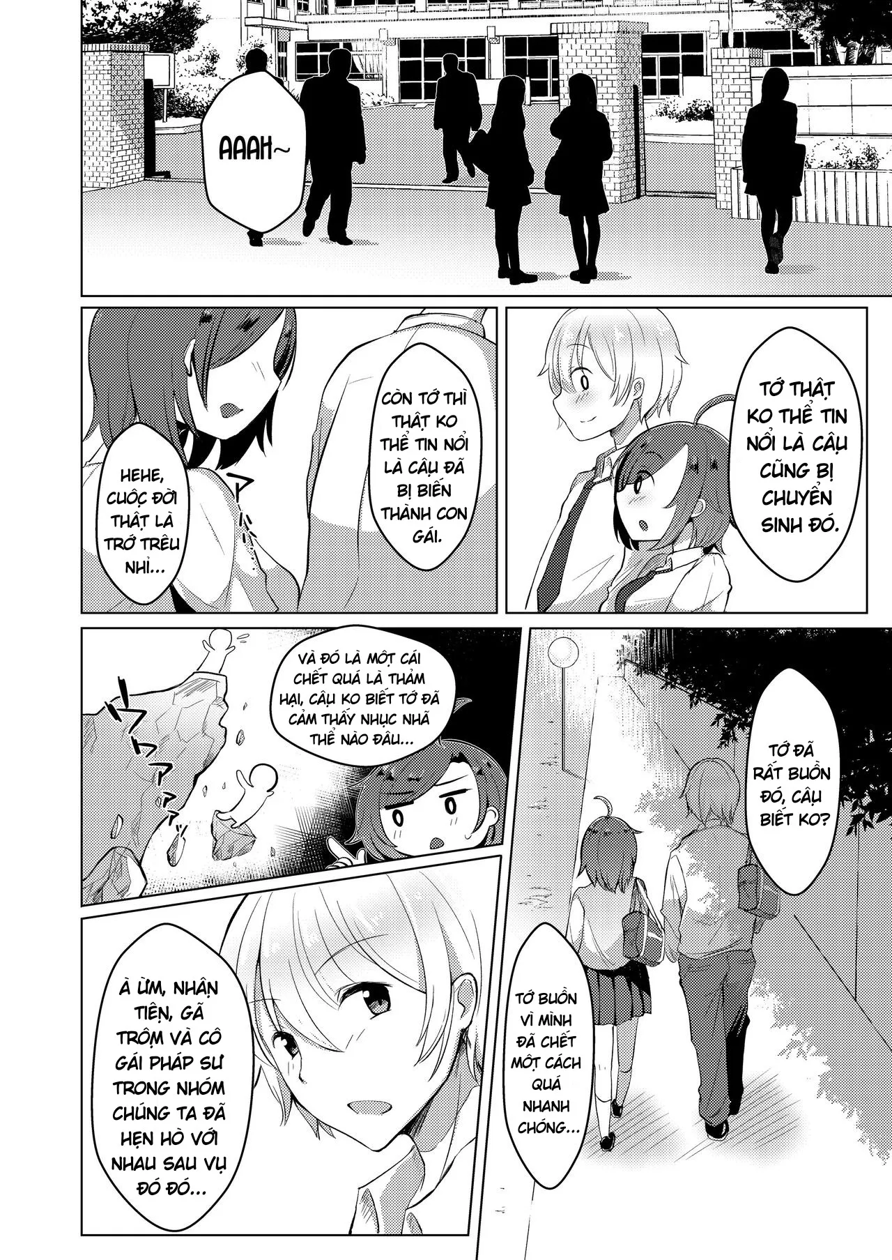 HentaiVN.net - Ảnh 12 - Tôi, Đã Tái Sinh Thành Con Gái! [Transgender Tensei Shite JK ni Narimashita] - Một Lốc...(˵ ͡° ͜ʖ ͡°˵)