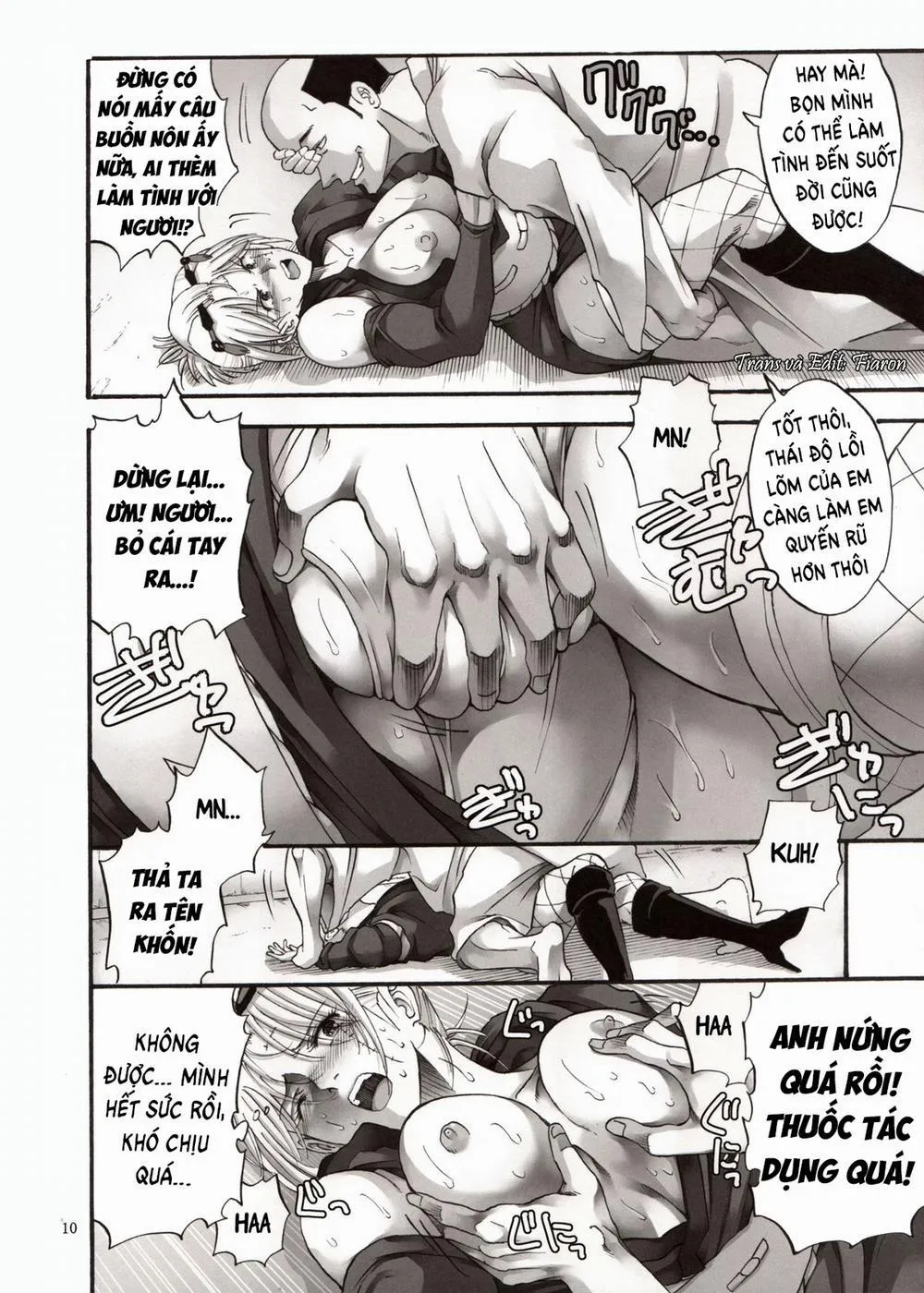 HentaiVN.net - Ảnh 10 - Tsukuyo-san ga Iyarashii Koto o Sarete Shimau Hanashi - Chương 4