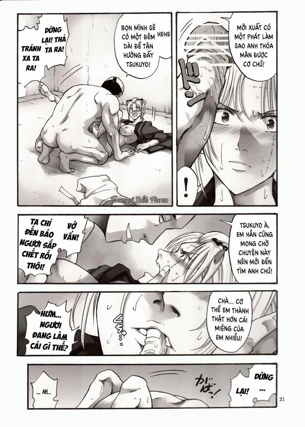 HentaiVN.net - Ảnh 21 - Tsukuyo-san ga Iyarashii Koto o Sarete Shimau Hanashi - Chương 4