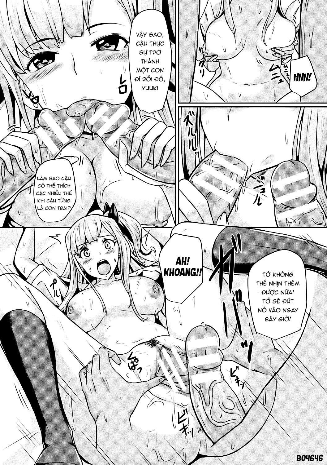 HentaiVN.net - Ảnh 5 - Tensei Shite Kara Etchi Ni Muchu [After reincarnation-Dreams of Pervert; 転生してから-エツチに夢中; Bessatsu Komikkuanriaru TS Bitchi ~ Yarita Gari Jotaika Bishōjo-Tachi ~ Dejitaru-Ban Vol. 2] - Oneshot
