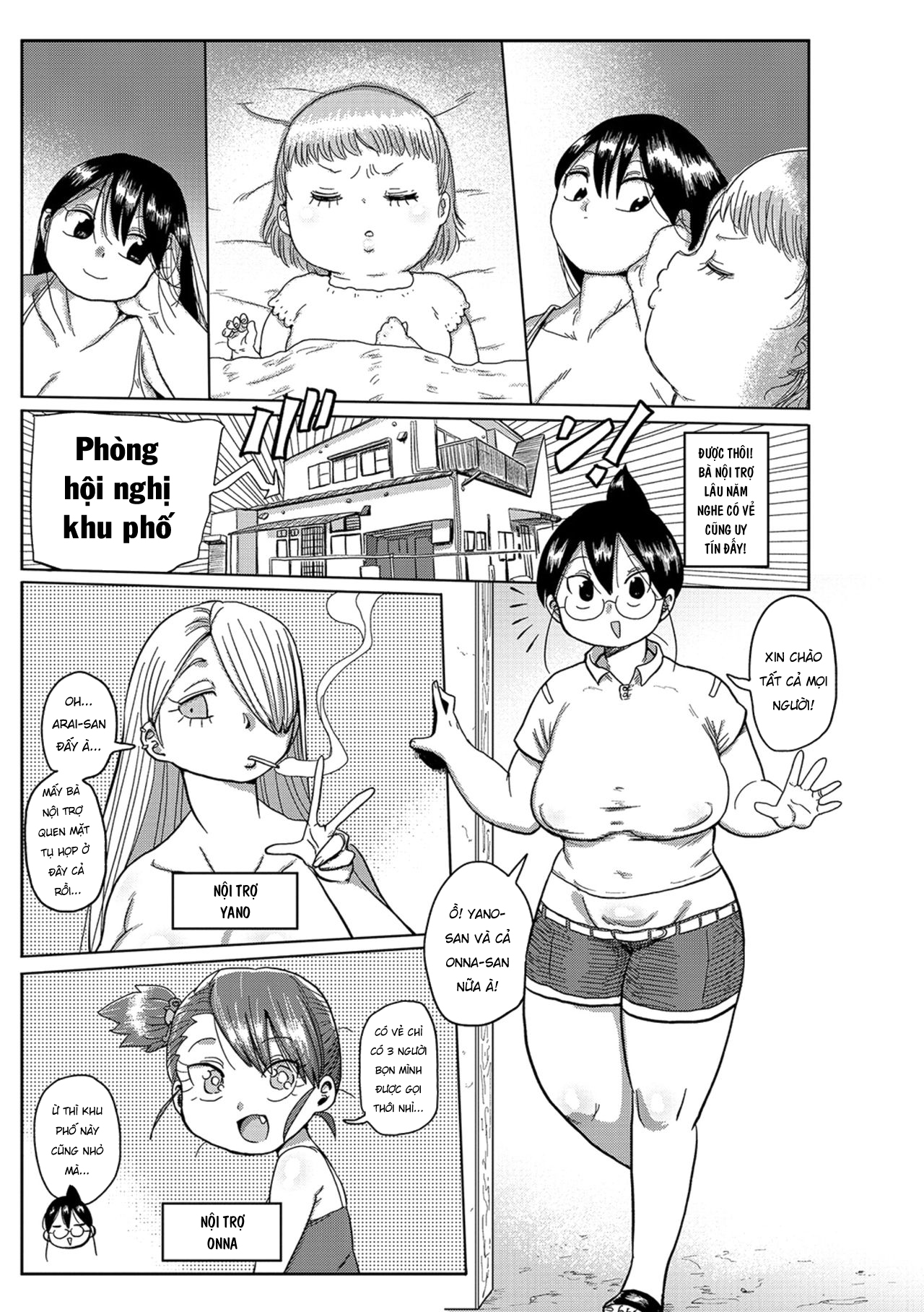 HentaiVN.net - Ảnh 5 - Quý cô Arai: Cùng đem lại sức sống cho khu phố nào! [Komochi Tsuma no Arai-san: Let's Revitalize The City!] - Oneshot