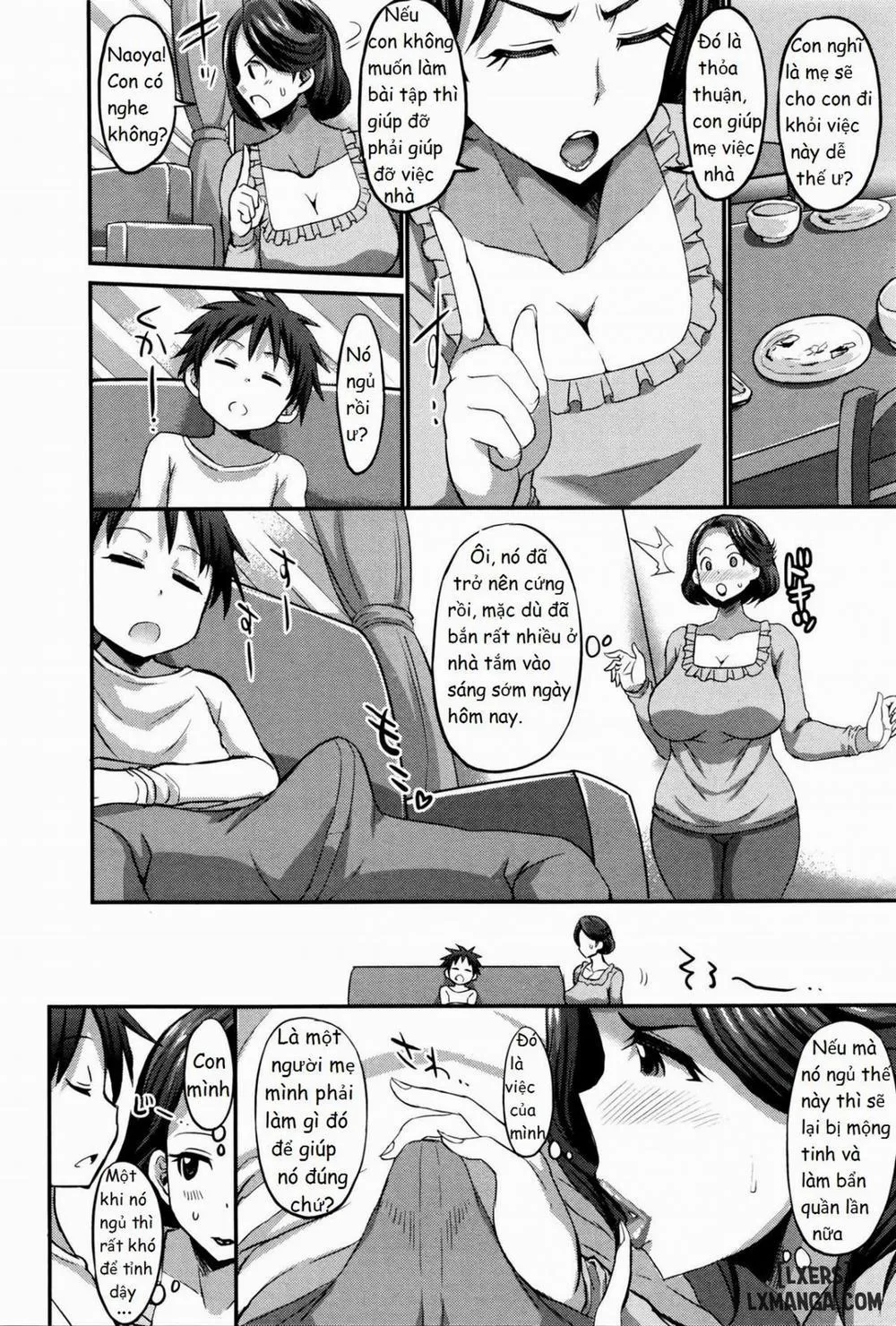 HentaiVN.net - Ảnh 10 - Inmu no Mama to Genjitsu no Okaa-san - Oneshot
