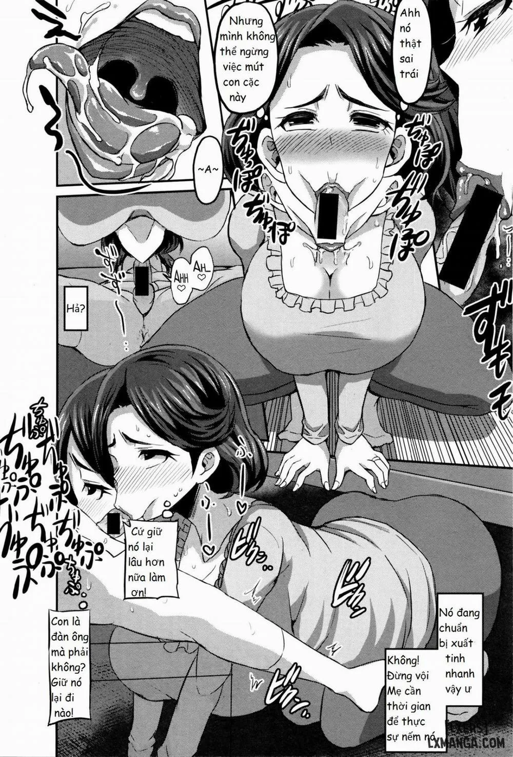 HentaiVN.net - Ảnh 16 - Inmu no Mama to Genjitsu no Okaa-san - Oneshot