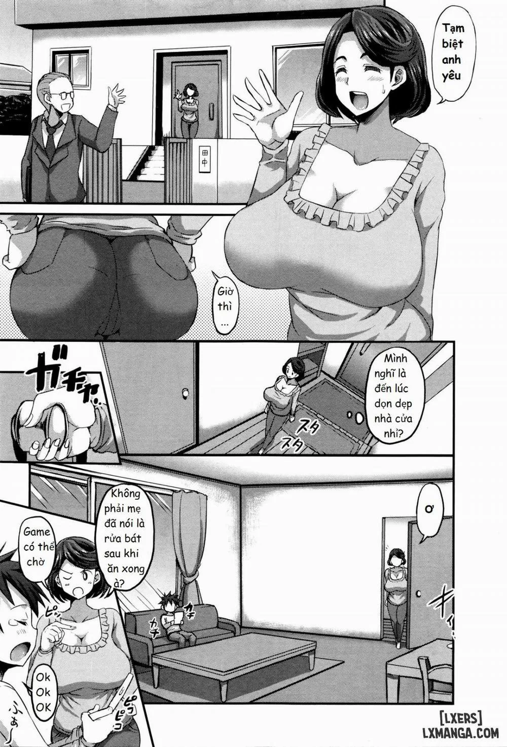 HentaiVN.net - Ảnh 9 - Inmu no Mama to Genjitsu no Okaa-san - Oneshot