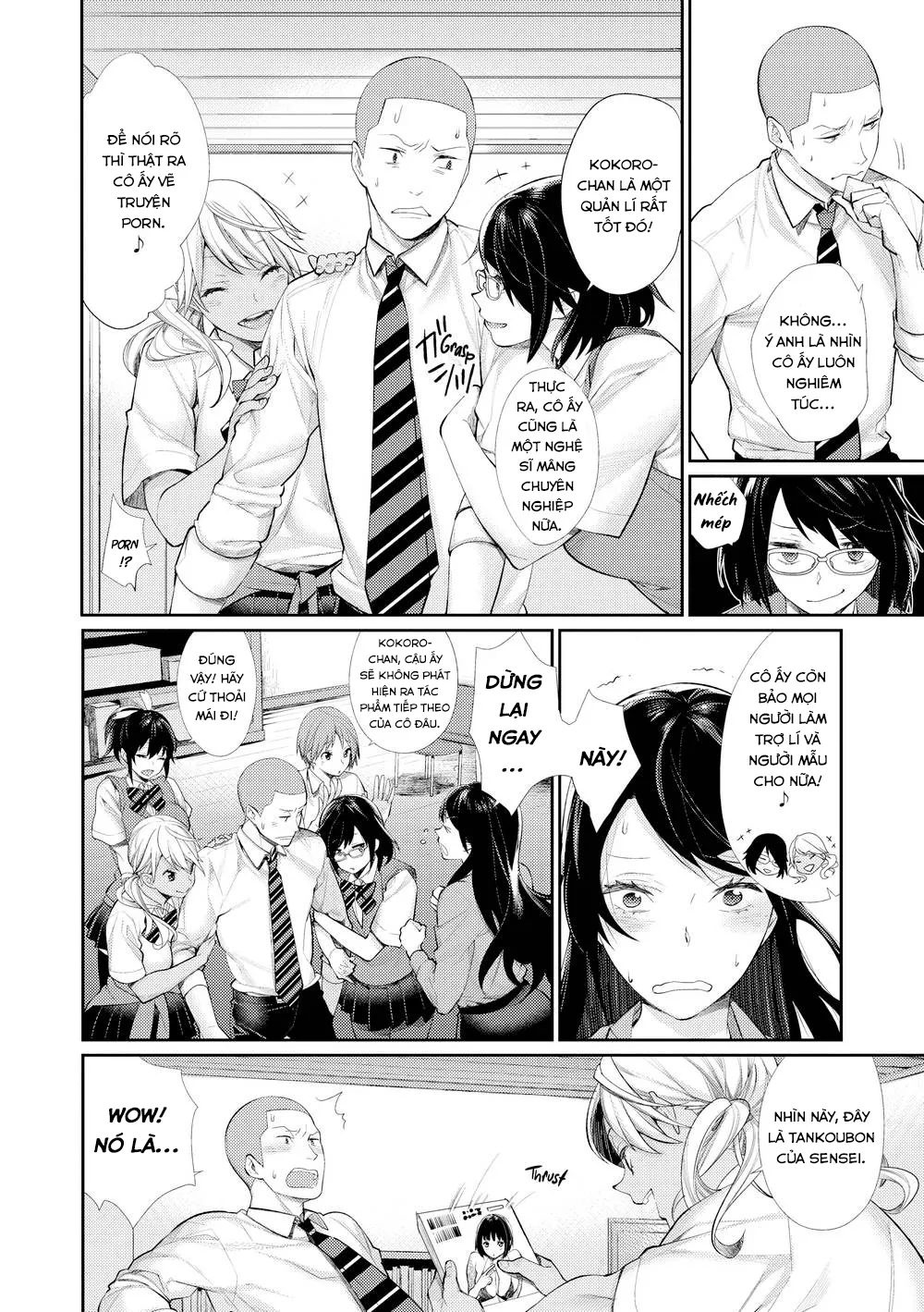 HentaiVN.net - Ảnh 8 - Lạc và CLB của những coi gái Otaku - Chap 3