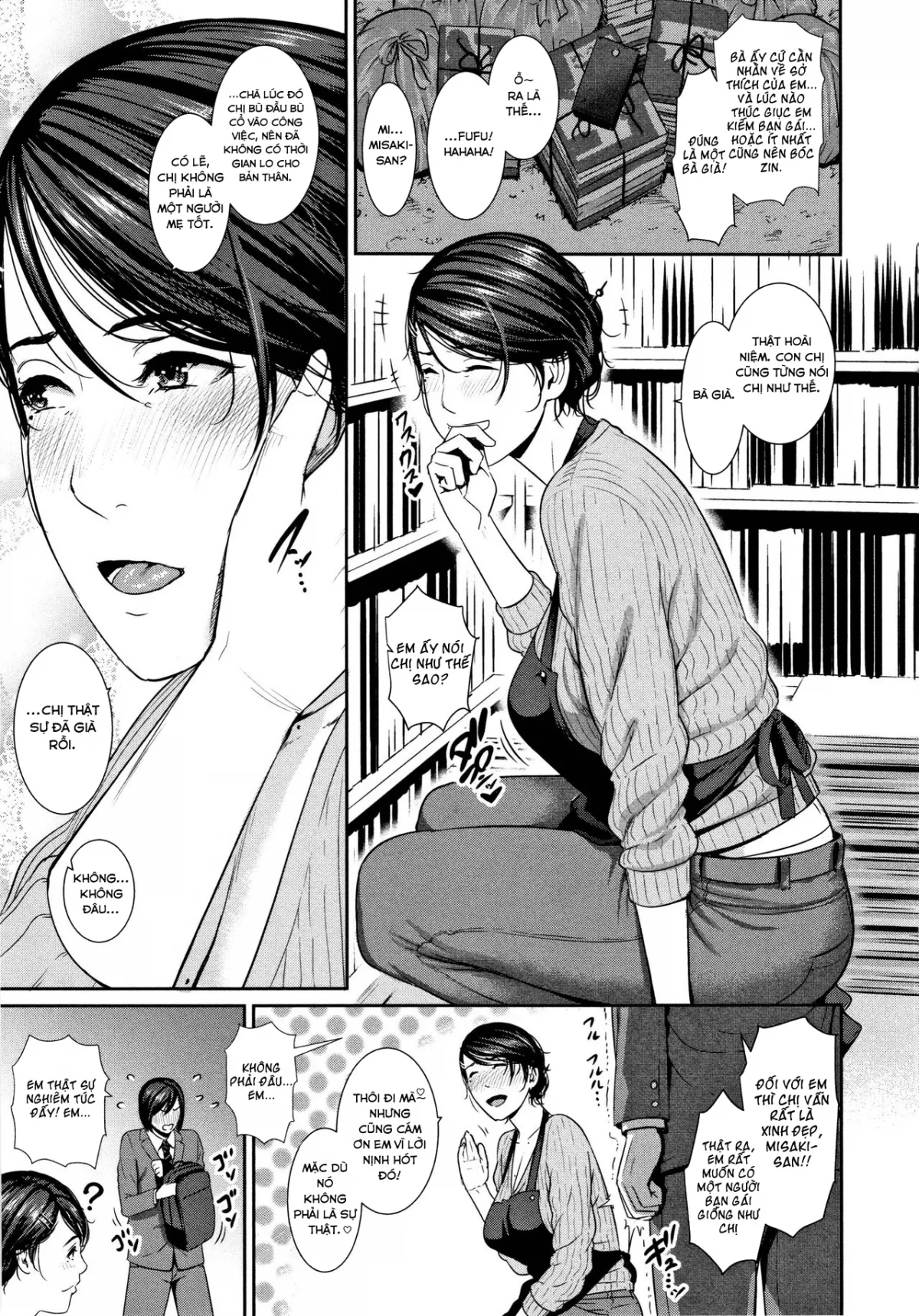 HentaiVN.net - Ảnh 4 - Bà chị thích khổ dâm [Jukujo ga Daisuki nan desu!!!] - Oneshot