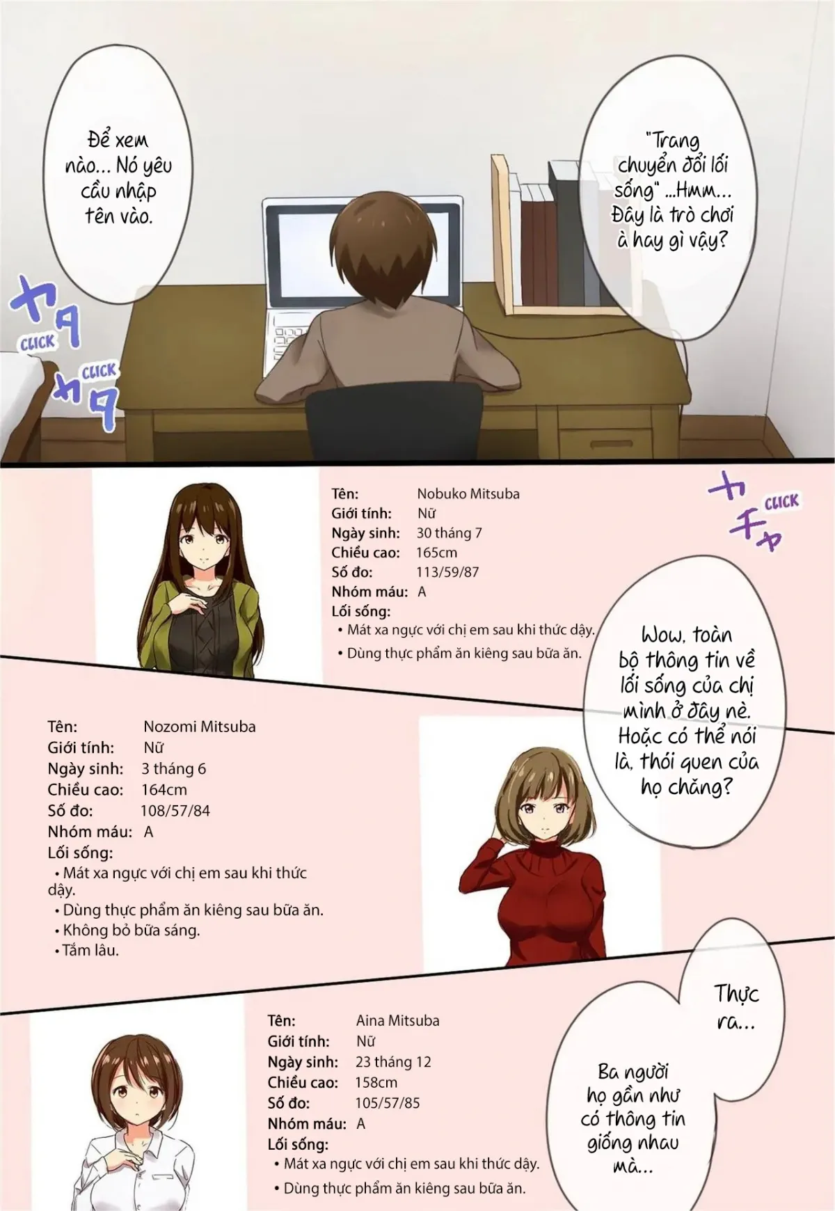HentaiVN.net - Ảnh 3 - Thói quen khó bỏ của chị gái tôi [Ane o Henkan Shite Mita | My Older Sisters' Habits Die Hard] - Chap 1