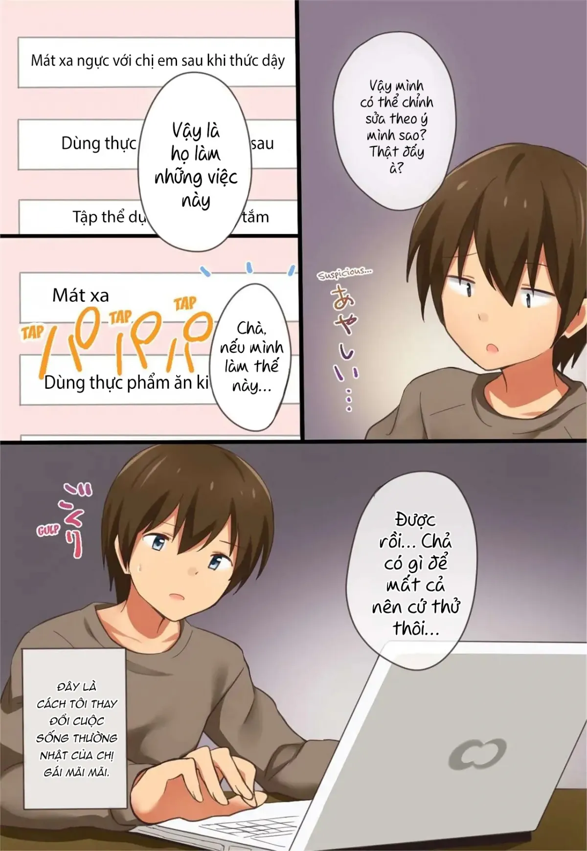 HentaiVN.net - Ảnh 4 - Thói quen khó bỏ của chị gái tôi [Ane o Henkan Shite Mita | My Older Sisters' Habits Die Hard] - Chap 1
