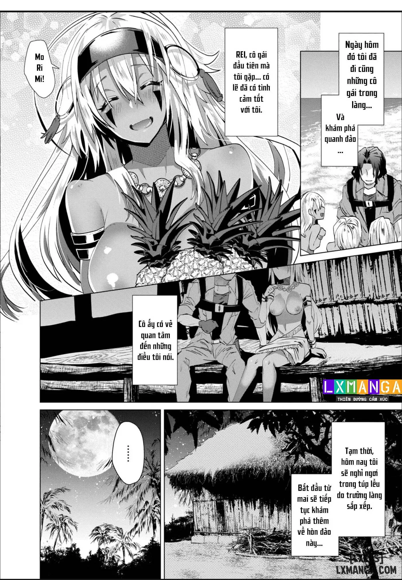 HentaiVN.net - Ảnh 8 - Đảo Harem Cùng Các Gái Da Nâu - Chap 2.