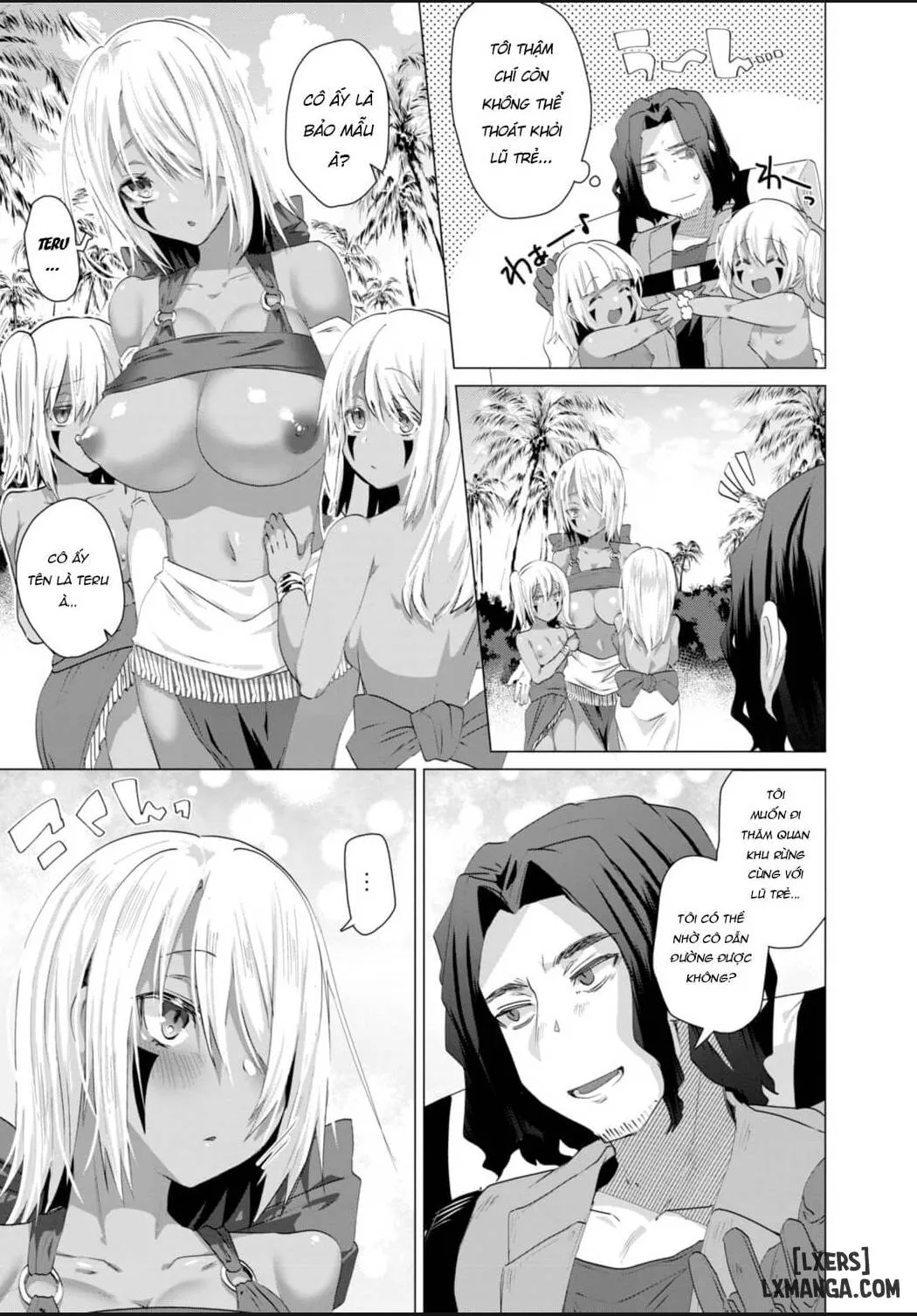 HentaiVN.net - Ảnh 7 - Đảo Harem Cùng Các Gái Da Nâu - Chap 3.