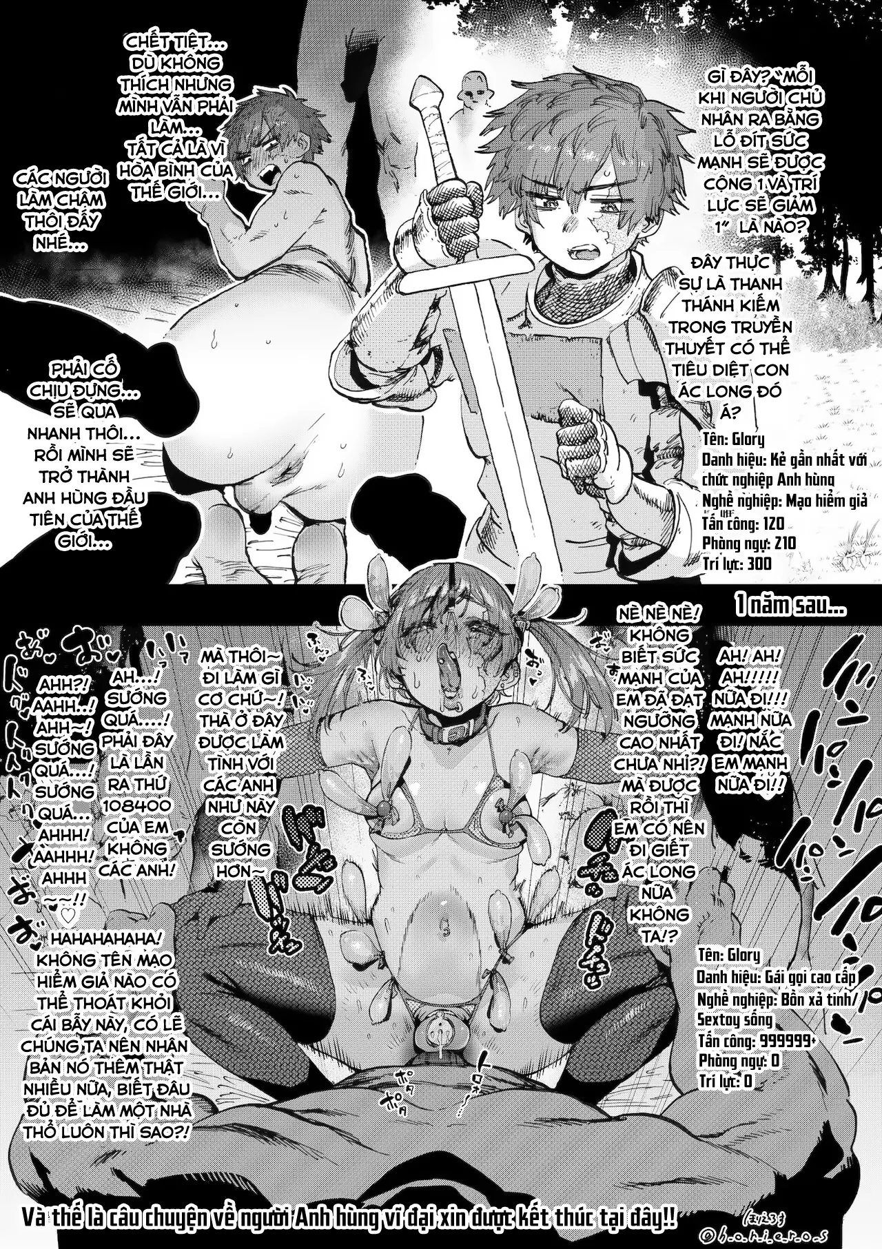 HentaiVN.net - Ảnh 2 - Anal de Mesuiki Suru Hodo Tsuyoku Naru Buki o Te ni Irete, Tsuyoku Narou to Anal Sex Bakkari Shitetara Tatakai toka Doudemo Yokunacchatta Boukensha-san Desu - Oneshot