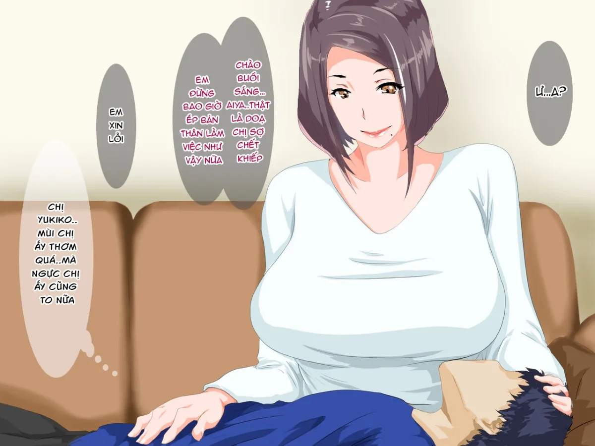 HentaiVN.net - Ảnh 8 - Yoru no Seikatsu de Mitasarenai Bakunyuu Hitozuma Oba-san to. [夜の生活で満たされない爆乳人妻おばさんと。] - Chap 1
