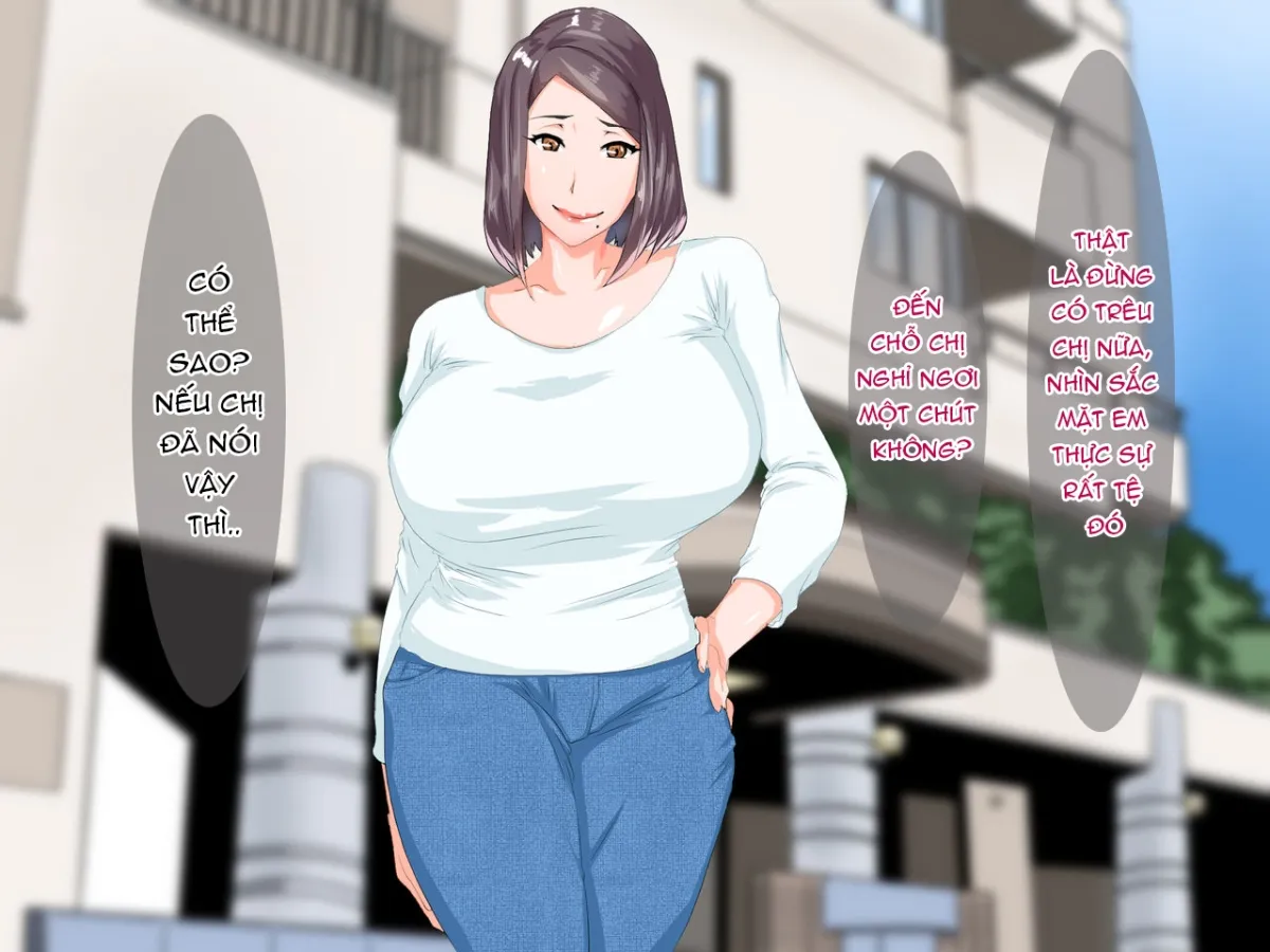 HentaiVN.net - Ảnh 6 - Yoru no Seikatsu de Mitasarenai Bakunyuu Hitozuma Oba-san to. [夜の生活で満たされない爆乳人妻おばさんと。] - Chap 1