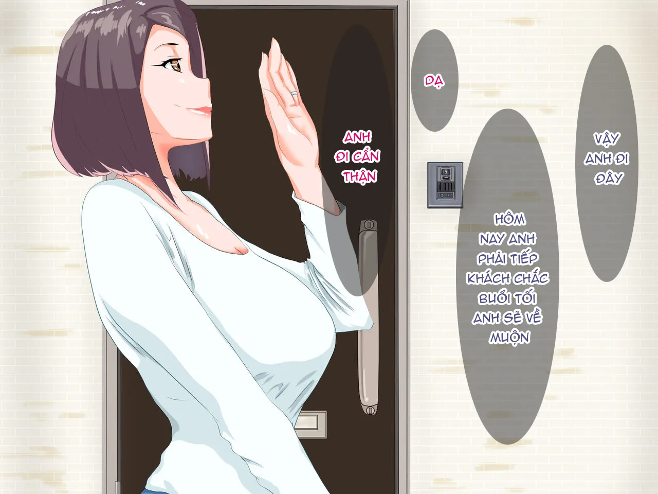HentaiVN.net - Ảnh 5 - Yoru no Seikatsu de Mitasarenai Bakunyuu Hitozuma Oba-san to. [夜の生活で満たされない爆乳人妻おばさんと。] - Chap 5 - End