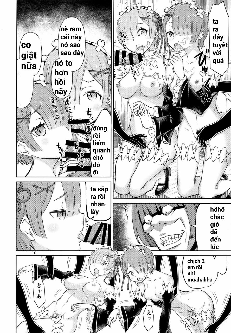 HentaiVN.net - Ảnh 11 - Sự sa đọa của Rem và Ram kèm theo Emilia (Re:Zero) [Twin Candy] - Oneshot
