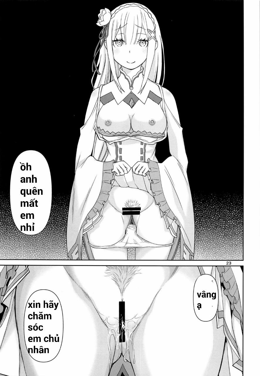 HentaiVN.net - Ảnh 24 - Sự sa đọa của Rem và Ram kèm theo Emilia (Re:Zero) [Twin Candy] - Oneshot