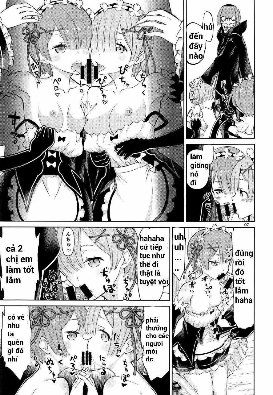HentaiVN.net - Ảnh 7 - Sự sa đọa của Rem và Ram kèm theo Emilia (Re:Zero) [Twin Candy] - Oneshot