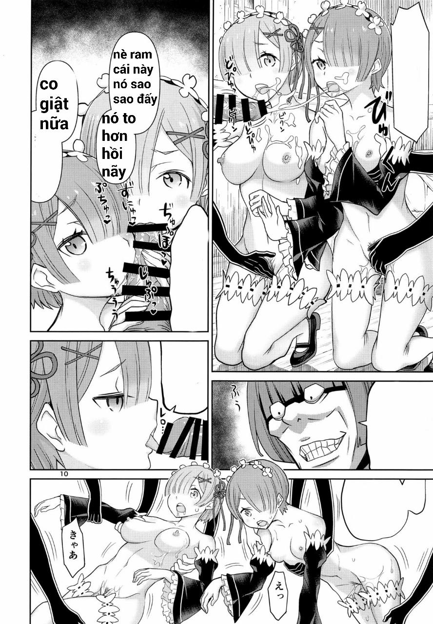 HentaiVN.net - Ảnh 10 - Sự sa đọa của Rem và Ram kèm theo Emilia (Re:Zero) [Twin Candy] - Oneshot