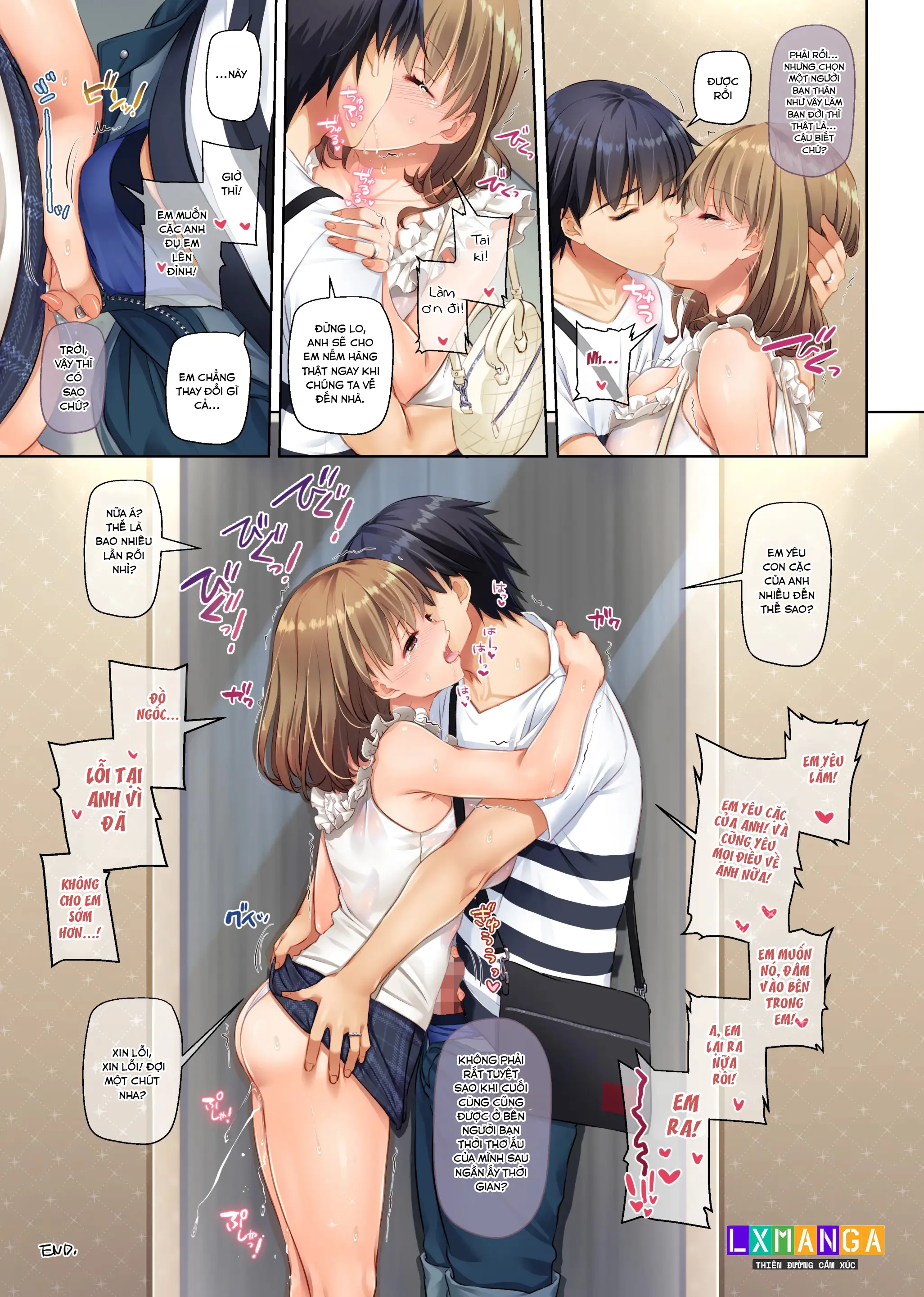 HentaiVN.net - Ảnh 101 - Hitozuma Osananajimi to Hitonatsu no Dekigoto 4 - oneshot