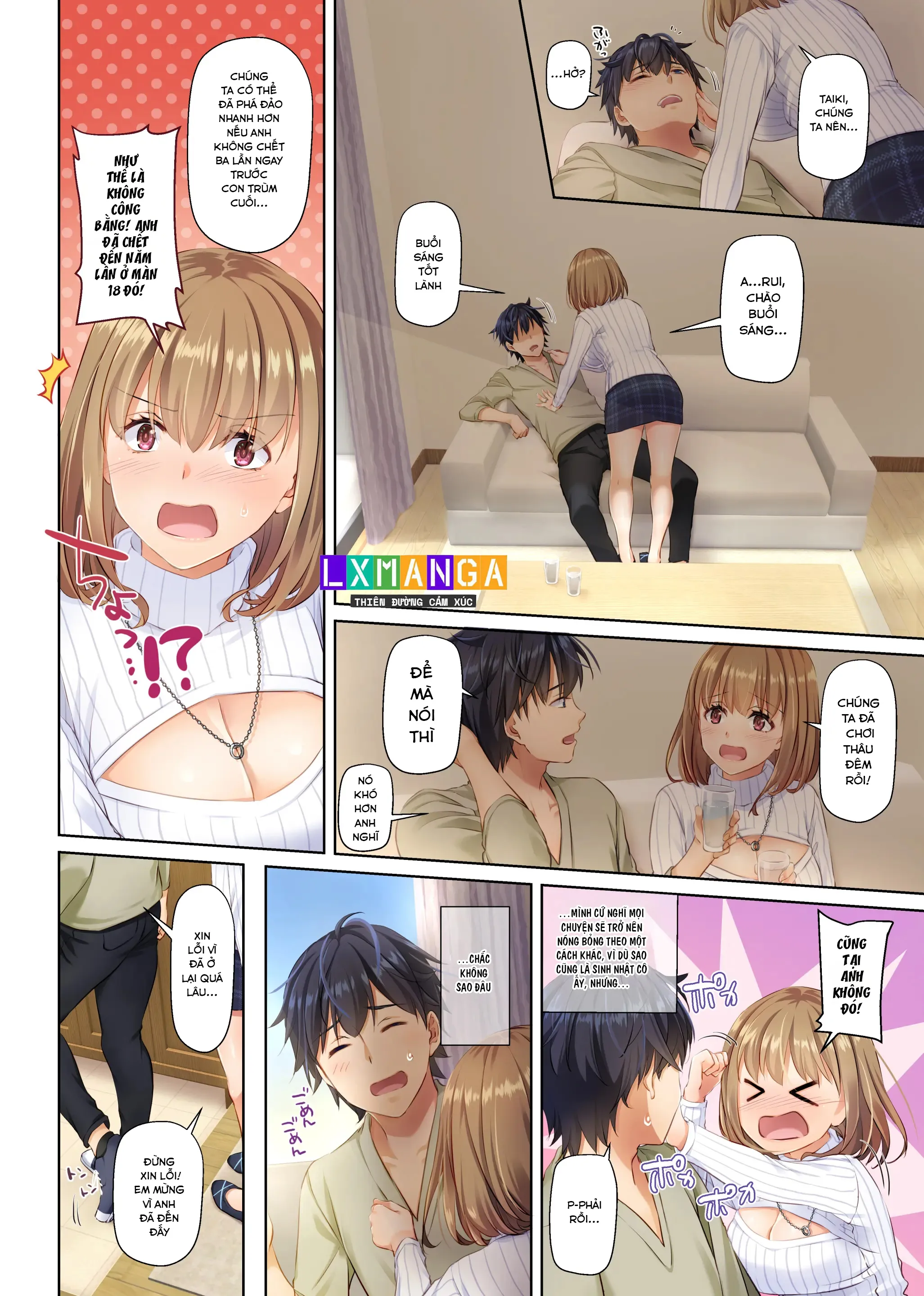 HentaiVN.net - Ảnh 30 - Hitozuma Osananajimi to Hitonatsu no Dekigoto 4 - oneshot