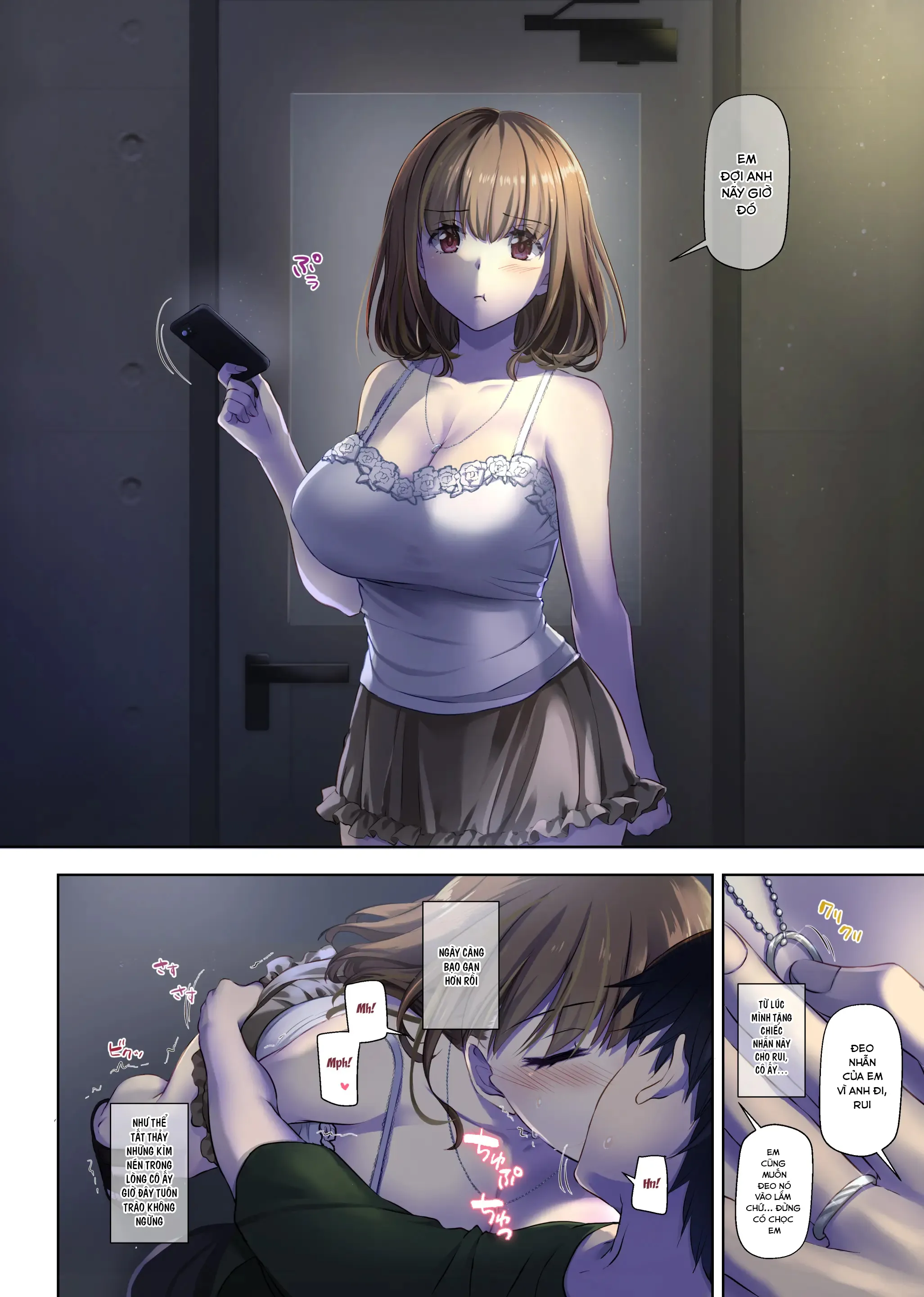 HentaiVN.net - Ảnh 4 - Hitozuma Osananajimi to Hitonatsu no Dekigoto 4 - oneshot