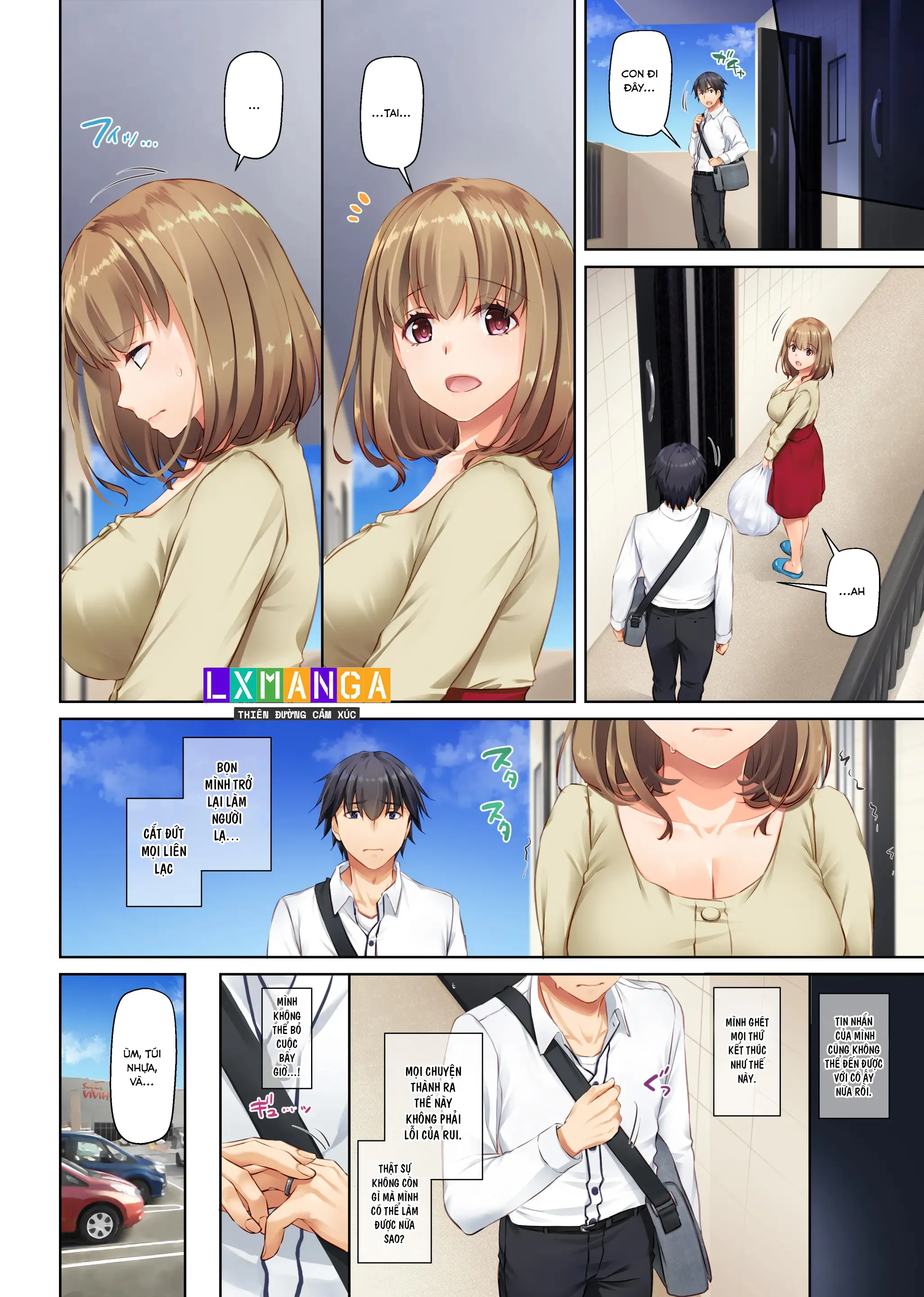 HentaiVN.net - Ảnh 49 - Hitozuma Osananajimi to Hitonatsu no Dekigoto 4 - oneshot