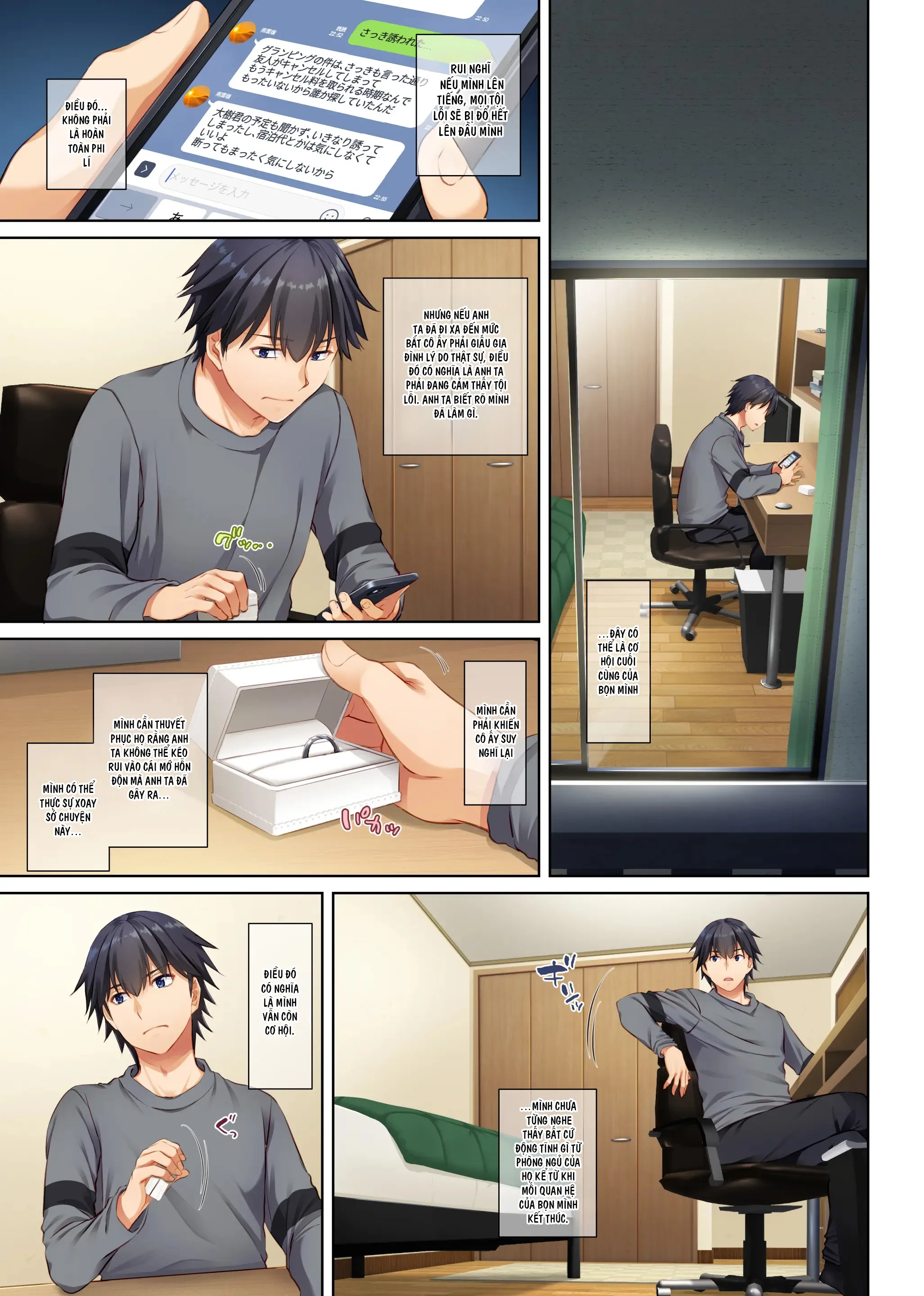 HentaiVN.net - Ảnh 52 - Hitozuma Osananajimi to Hitonatsu no Dekigoto 4 - oneshot