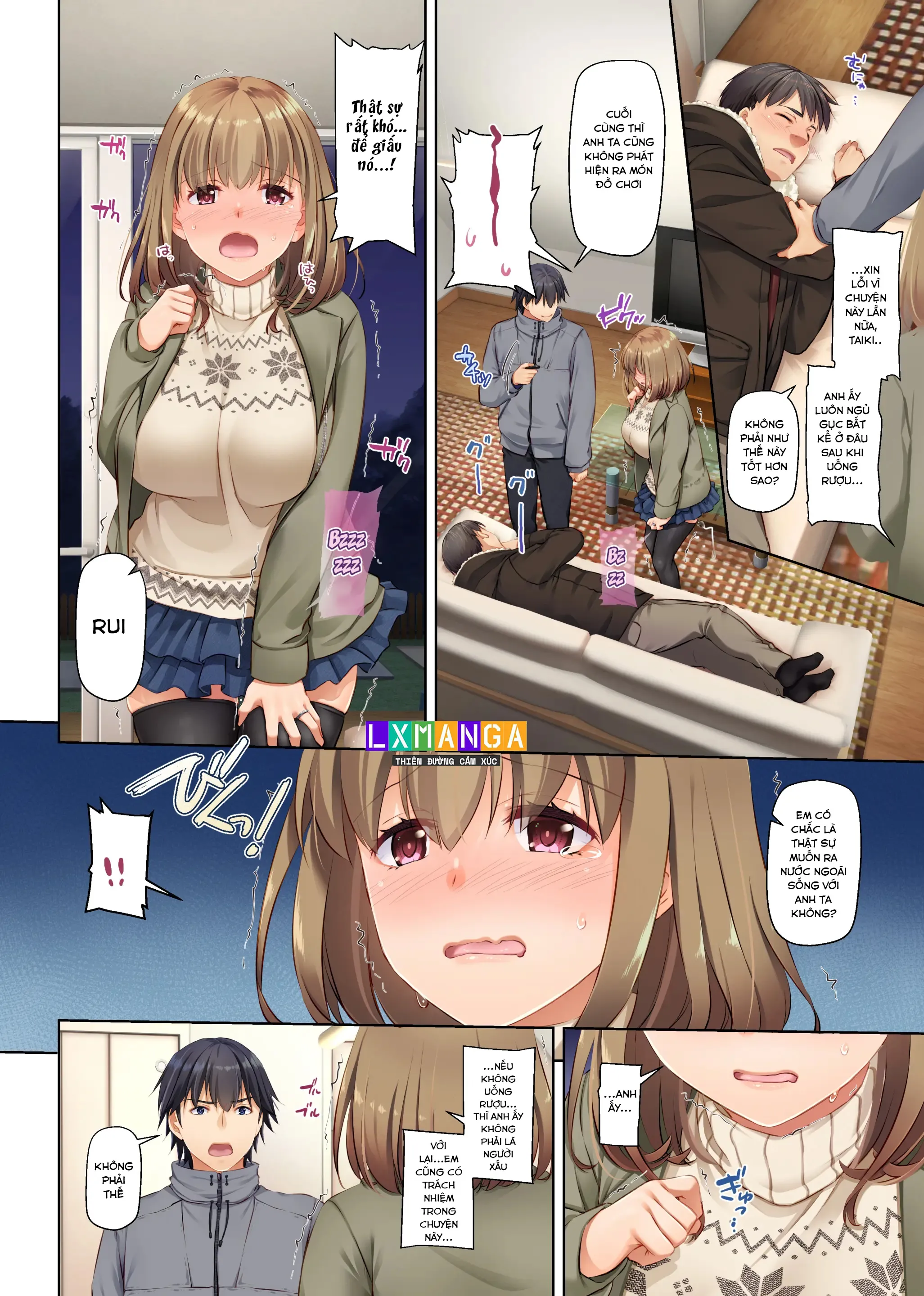 HentaiVN.net - Ảnh 72 - Hitozuma Osananajimi to Hitonatsu no Dekigoto 4 - oneshot