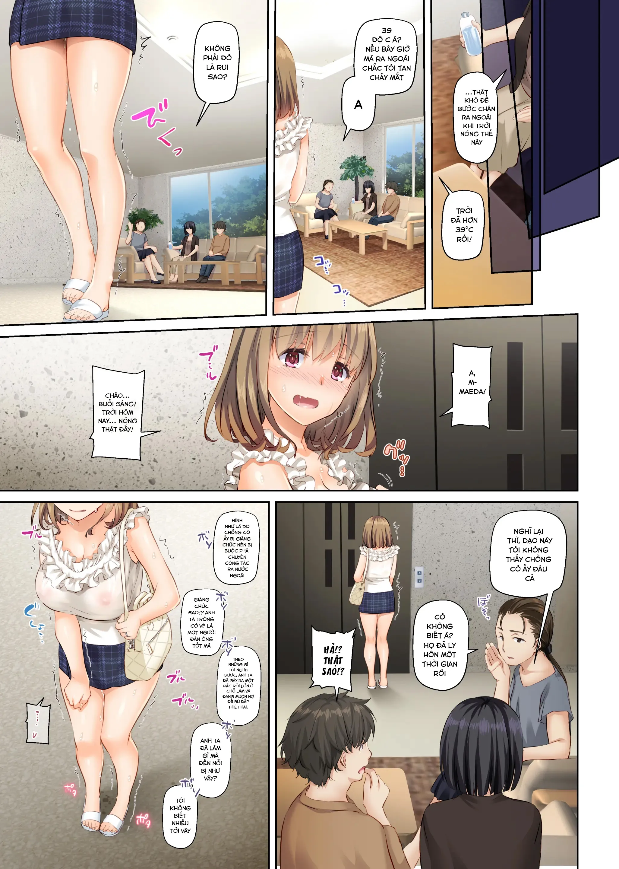 HentaiVN.net - Ảnh 99 - Hitozuma Osananajimi to Hitonatsu no Dekigoto 4 - oneshot
