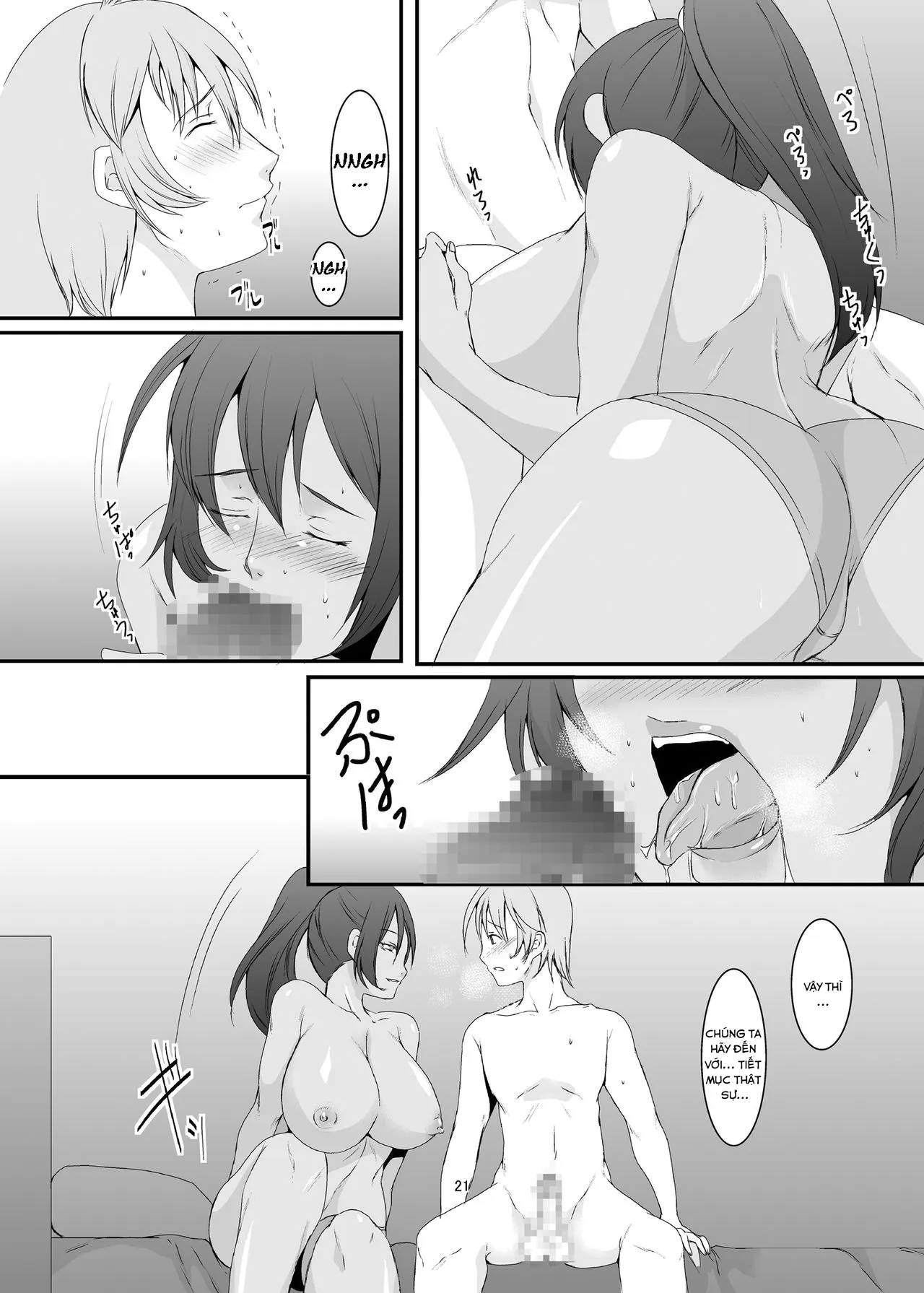 HentaiVN.net - Ảnh 22 - Oku-sama wa Moto Yariman [These Women Were Former Sluts] - Chap 1