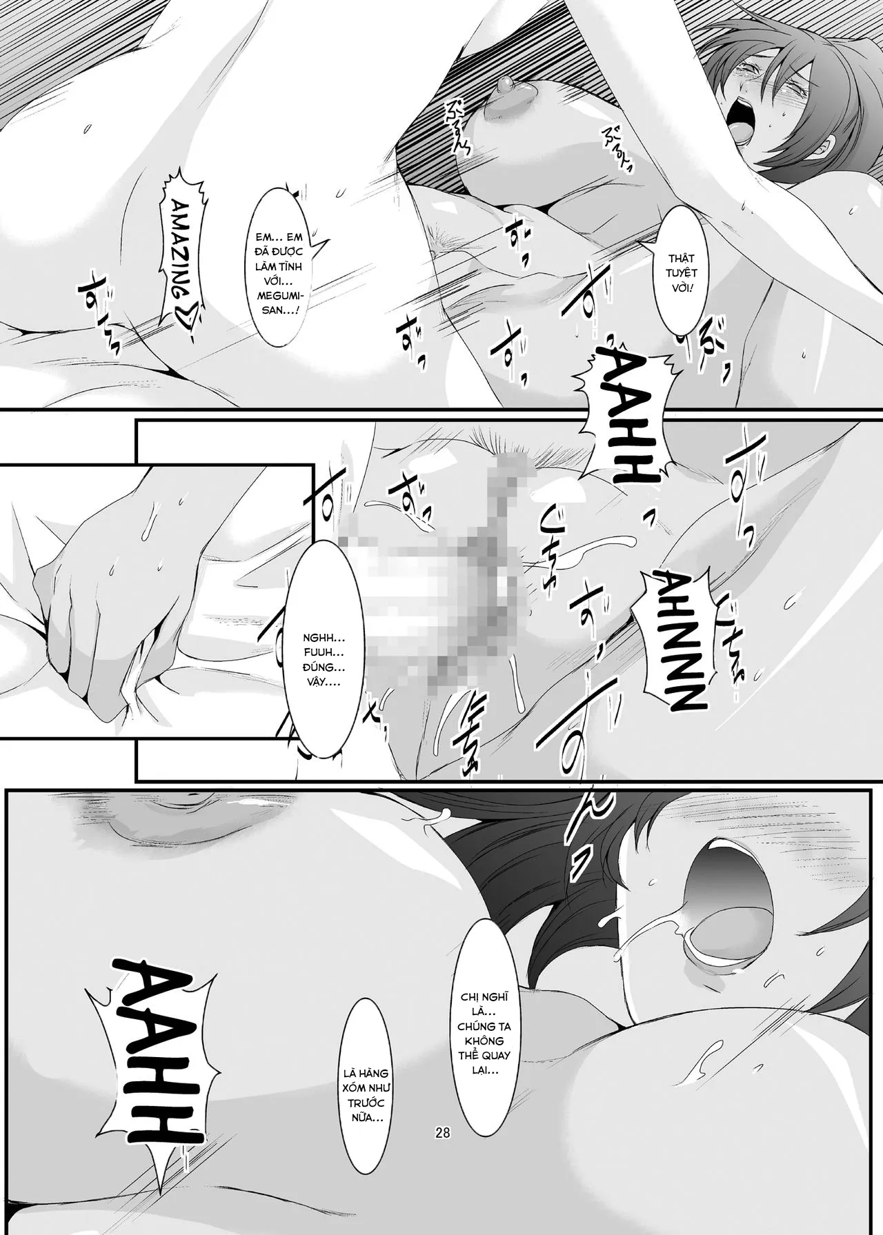 HentaiVN.net - Ảnh 29 - Oku-sama wa Moto Yariman [These Women Were Former Sluts] - Chap 1