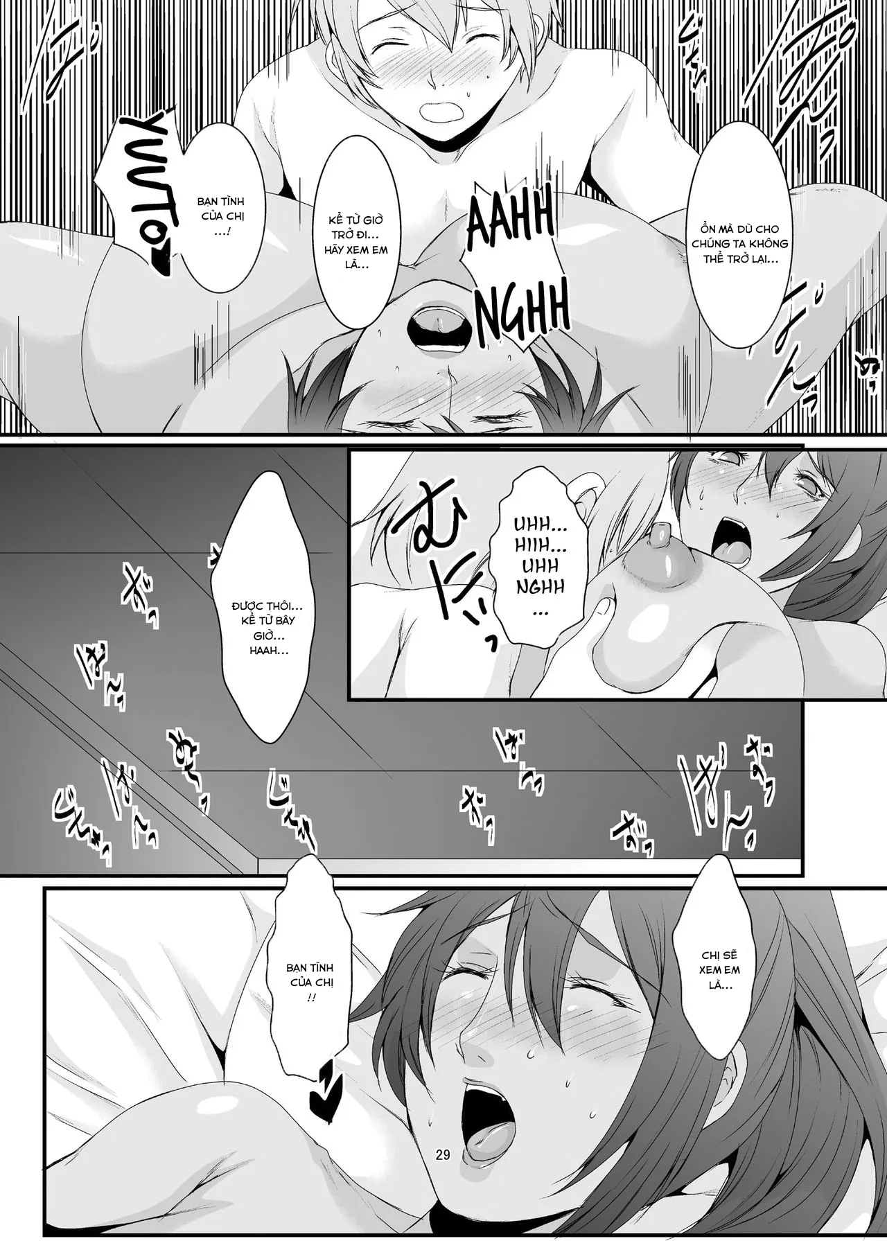 HentaiVN.net - Ảnh 30 - Oku-sama wa Moto Yariman [These Women Were Former Sluts] - Chap 1