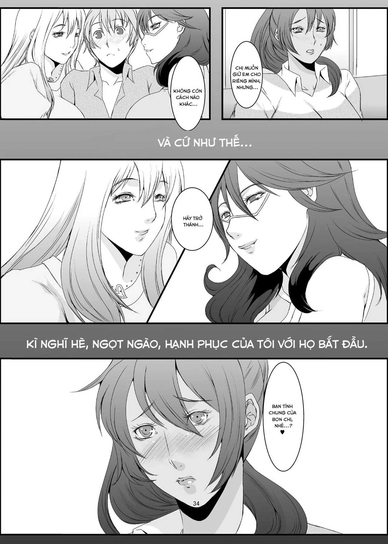 HentaiVN.net - Ảnh 35 - Oku-sama wa Moto Yariman [These Women Were Former Sluts] - Chap 1