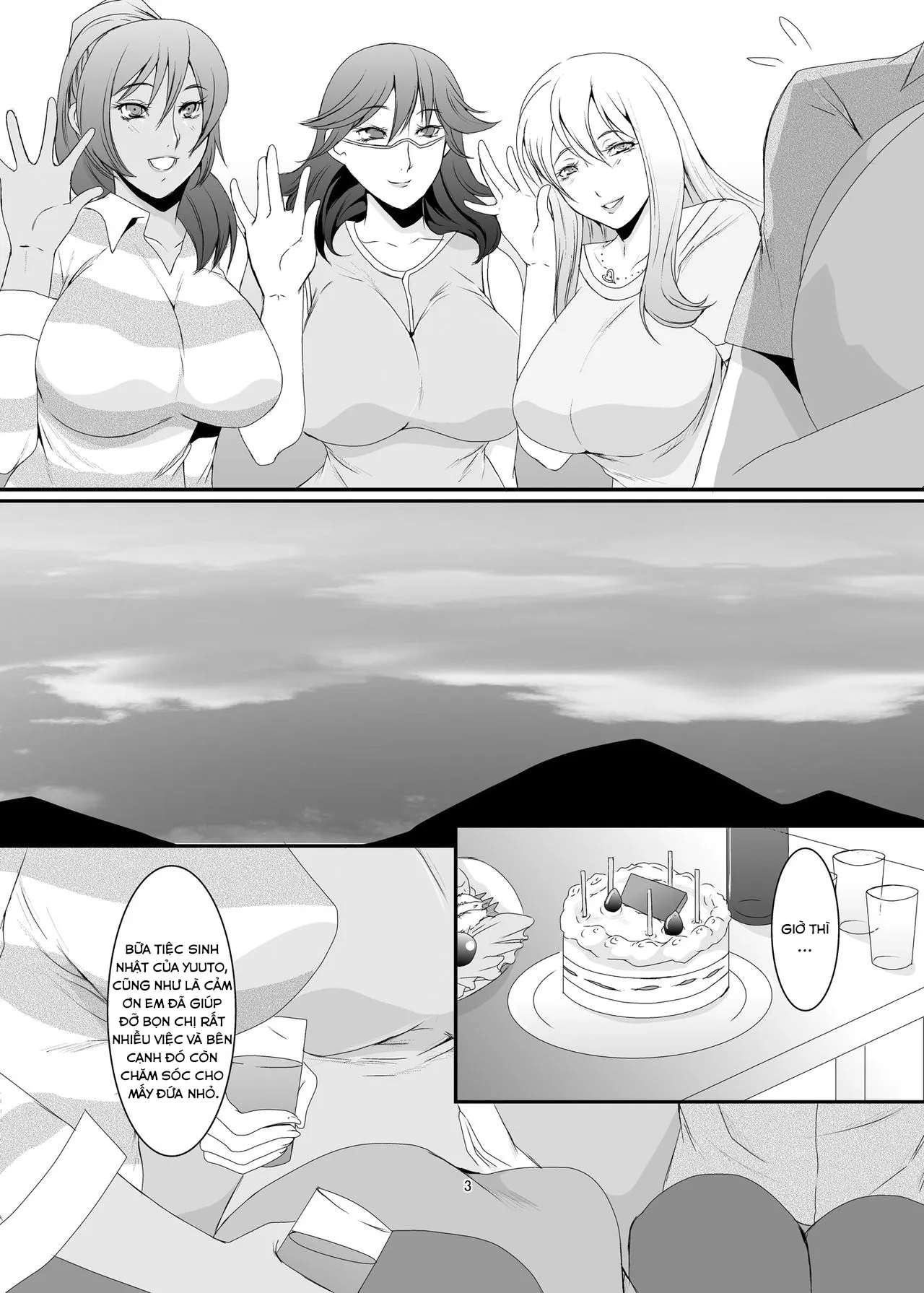 HentaiVN.net - Ảnh 4 - Oku-sama wa Moto Yariman [These Women Were Former Sluts] - Chap 1
