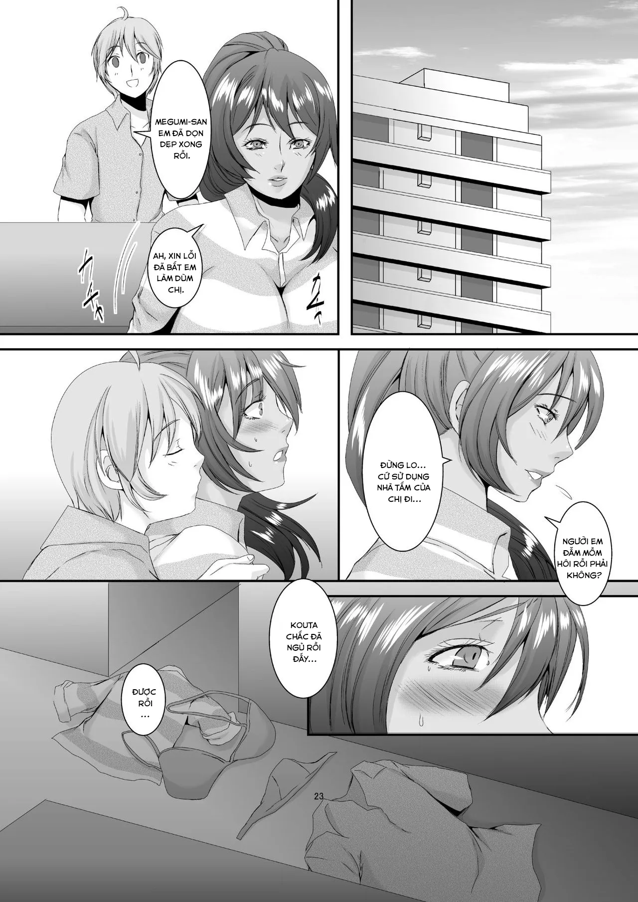 HentaiVN.net - Ảnh 24 - Oku-sama wa Moto Yariman [These Women Were Former Sluts] - Chap 2