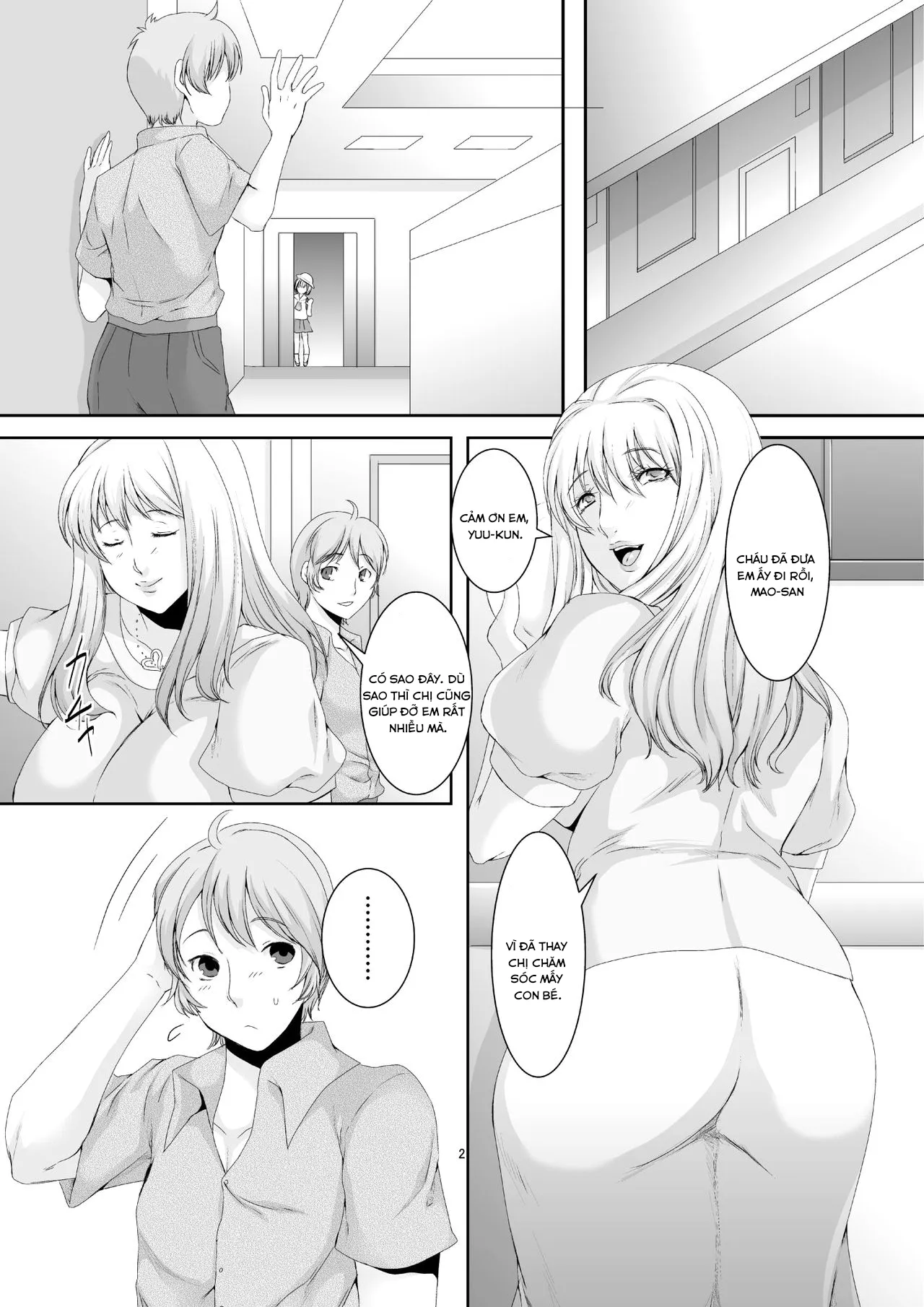 HentaiVN.net - Ảnh 3 - Oku-sama wa Moto Yariman [These Women Were Former Sluts] - Chap 2