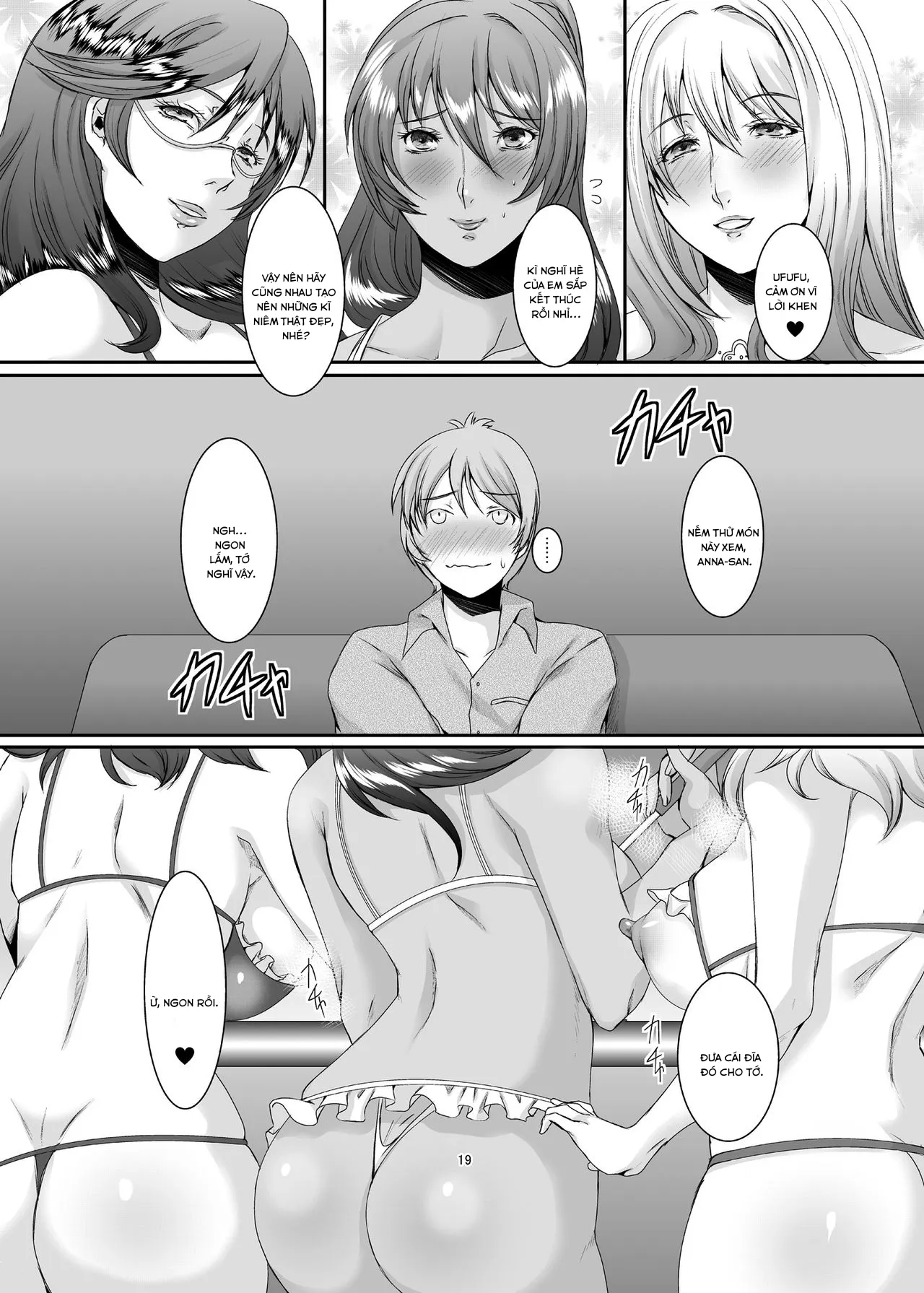 HentaiVN.net - Ảnh 20 - Oku-sama wa Moto Yariman [These Women Were Former Sluts] - Chap 3
