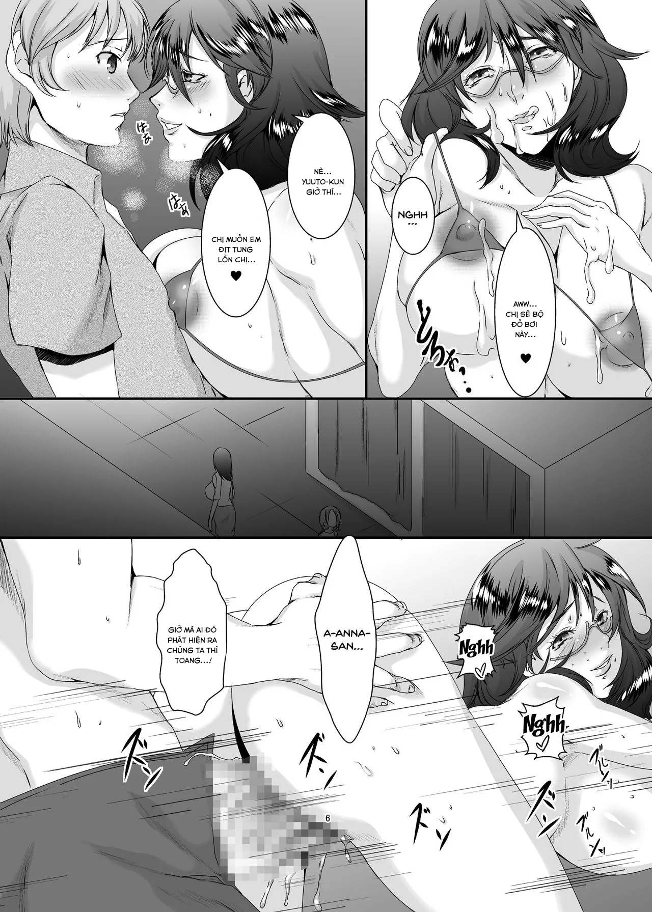 HentaiVN.net - Ảnh 7 - Oku-sama wa Moto Yariman [These Women Were Former Sluts] - Chap 3