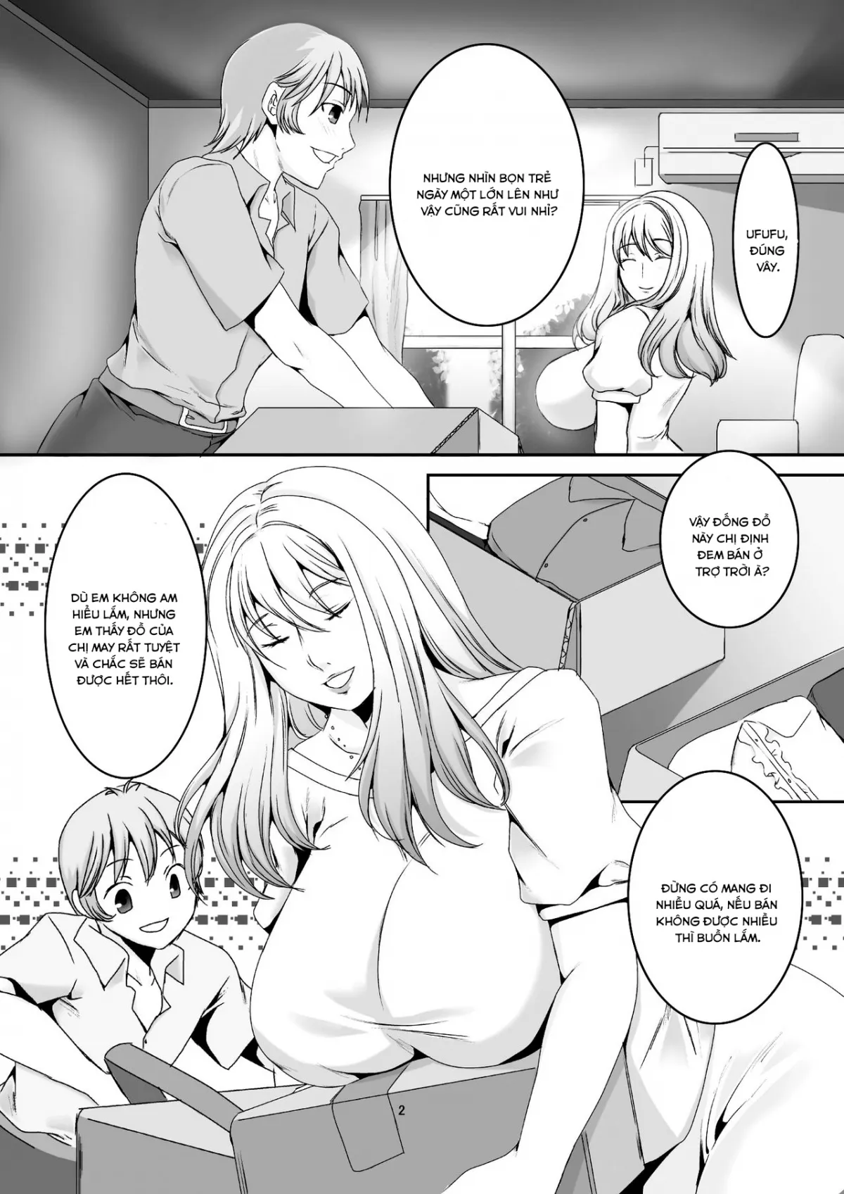 HentaiVN.net - Ảnh 3 - Oku-sama wa Moto Yariman [These Women Were Former Sluts] - Chap 4