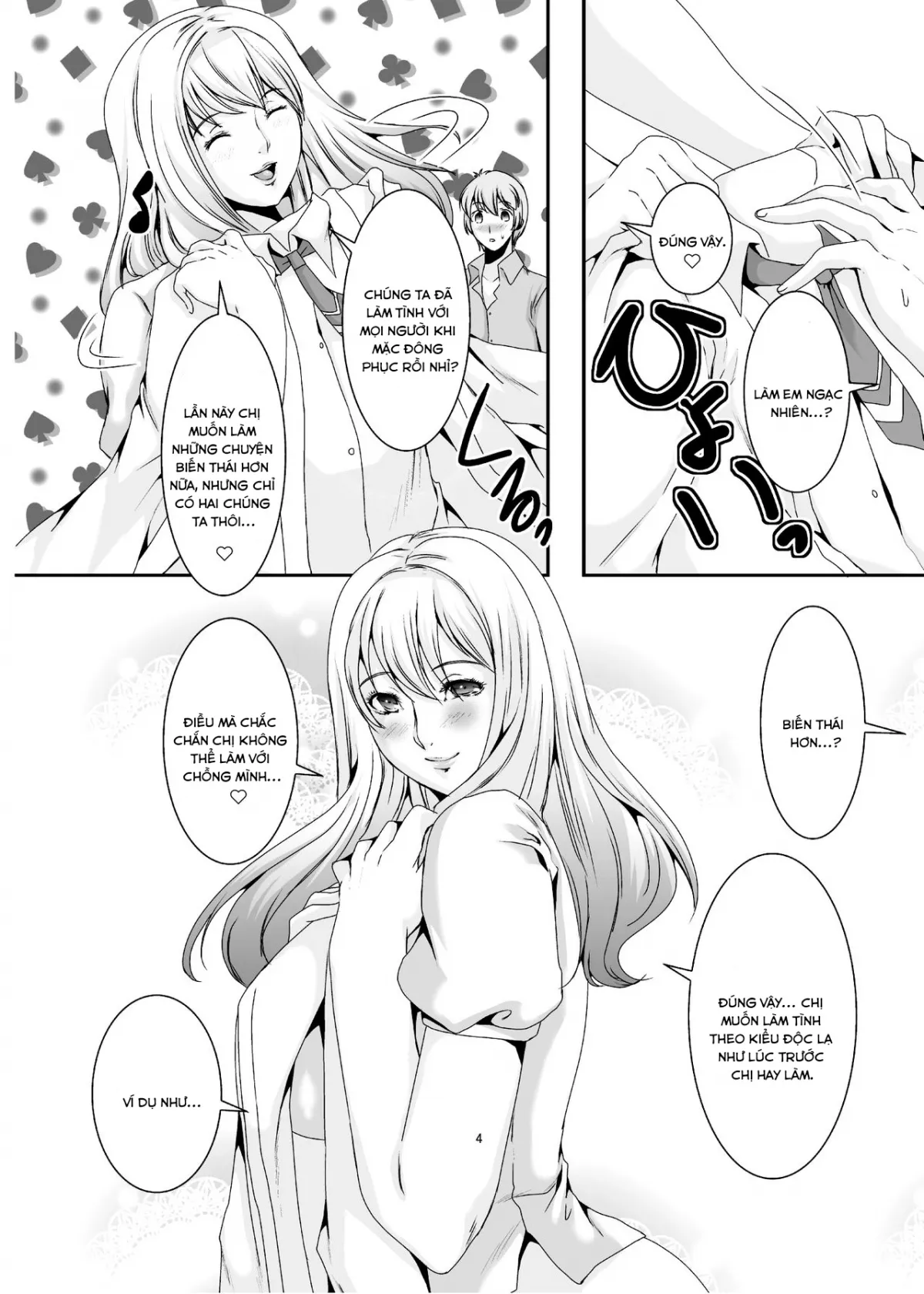 HentaiVN.net - Ảnh 5 - Oku-sama wa Moto Yariman [These Women Were Former Sluts] - Chap 4