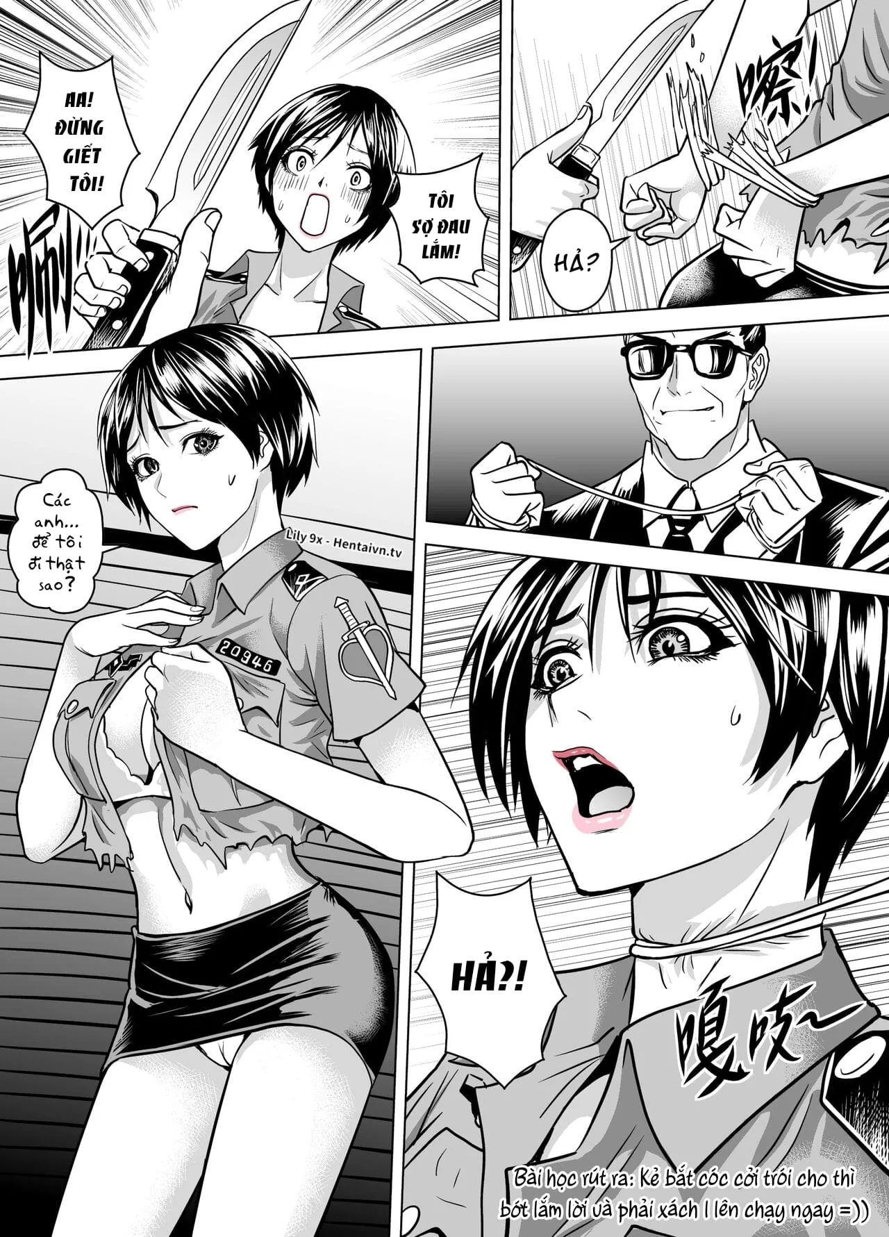 HentaiVN.net - Ảnh 4 - Giết Chết Con Tin [撕票; Kill the hostage] - Oneshot