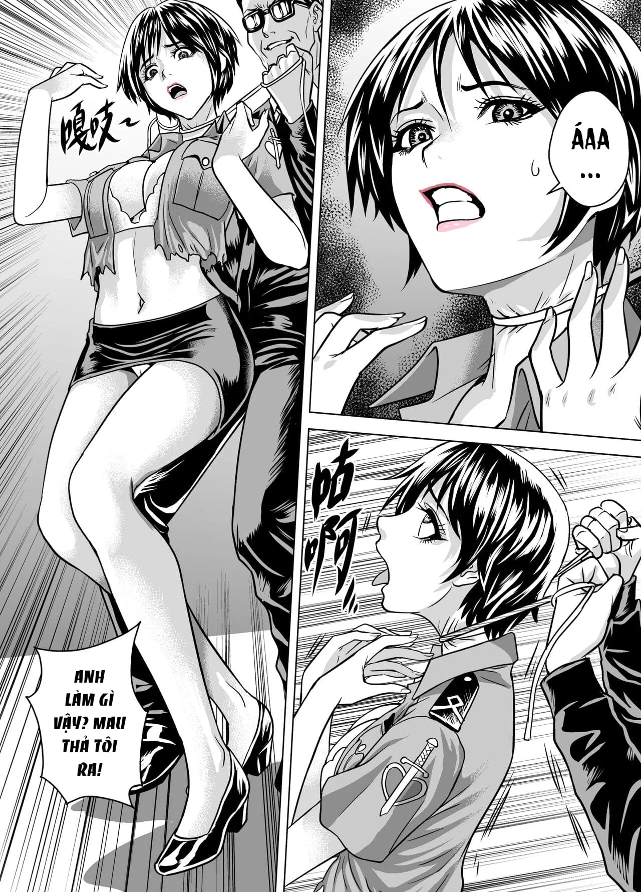 HentaiVN.net - Ảnh 5 - Giết Chết Con Tin [撕票; Kill the hostage] - Oneshot