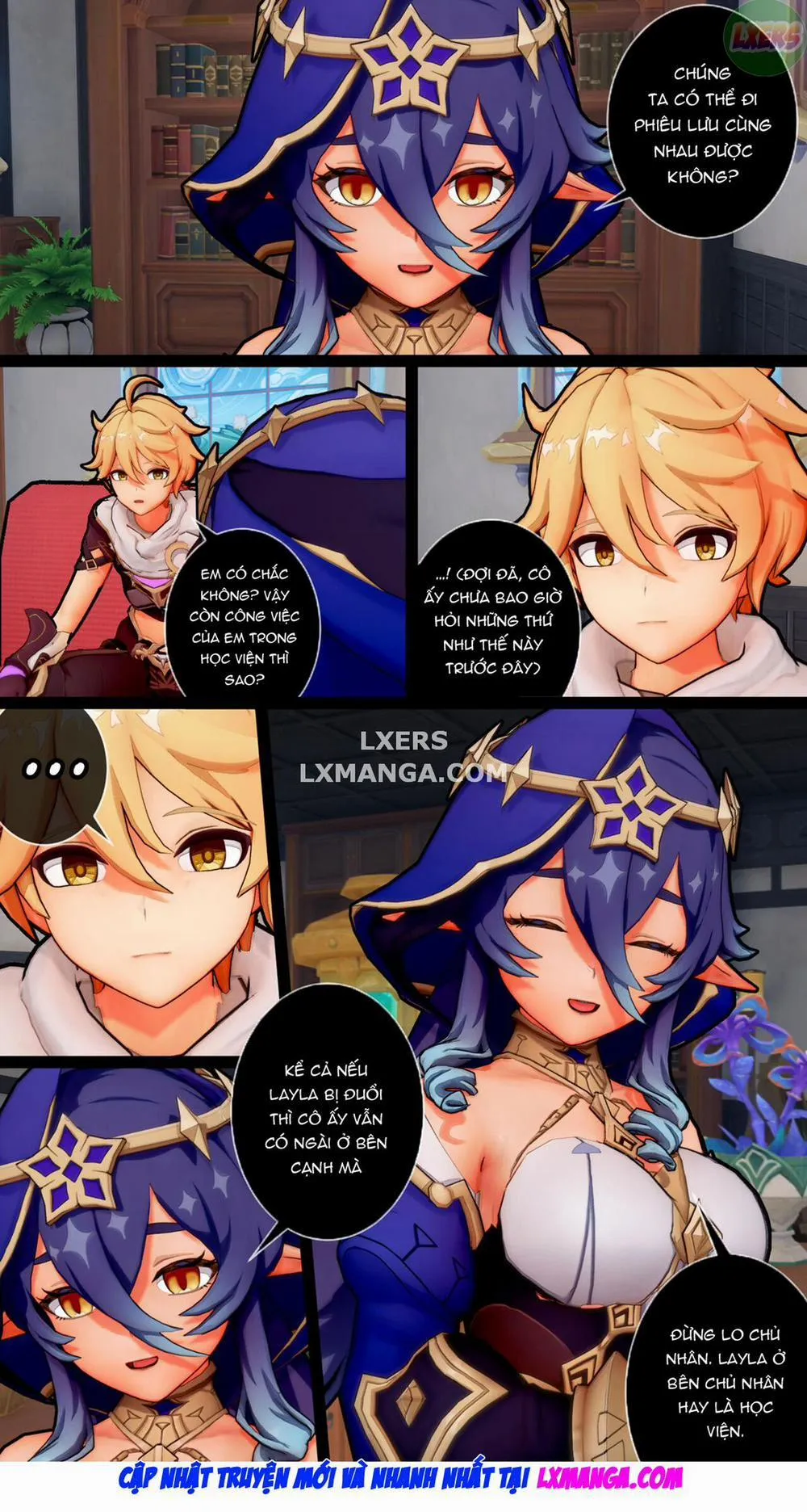 HentaiVN.net - Ảnh 24 - Laylas Late Night Training Session - Oneshot