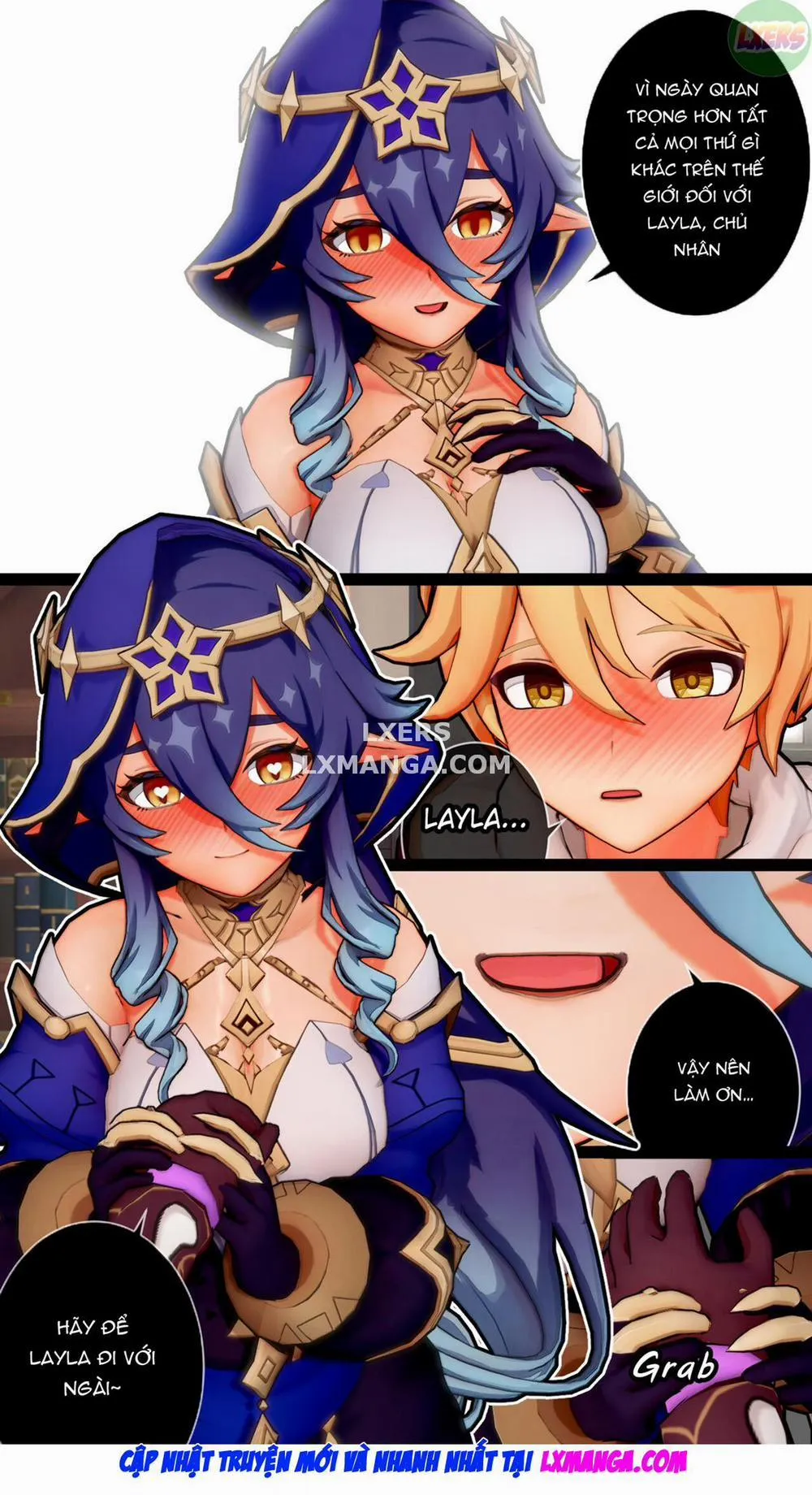HentaiVN.net - Ảnh 25 - Laylas Late Night Training Session - Oneshot