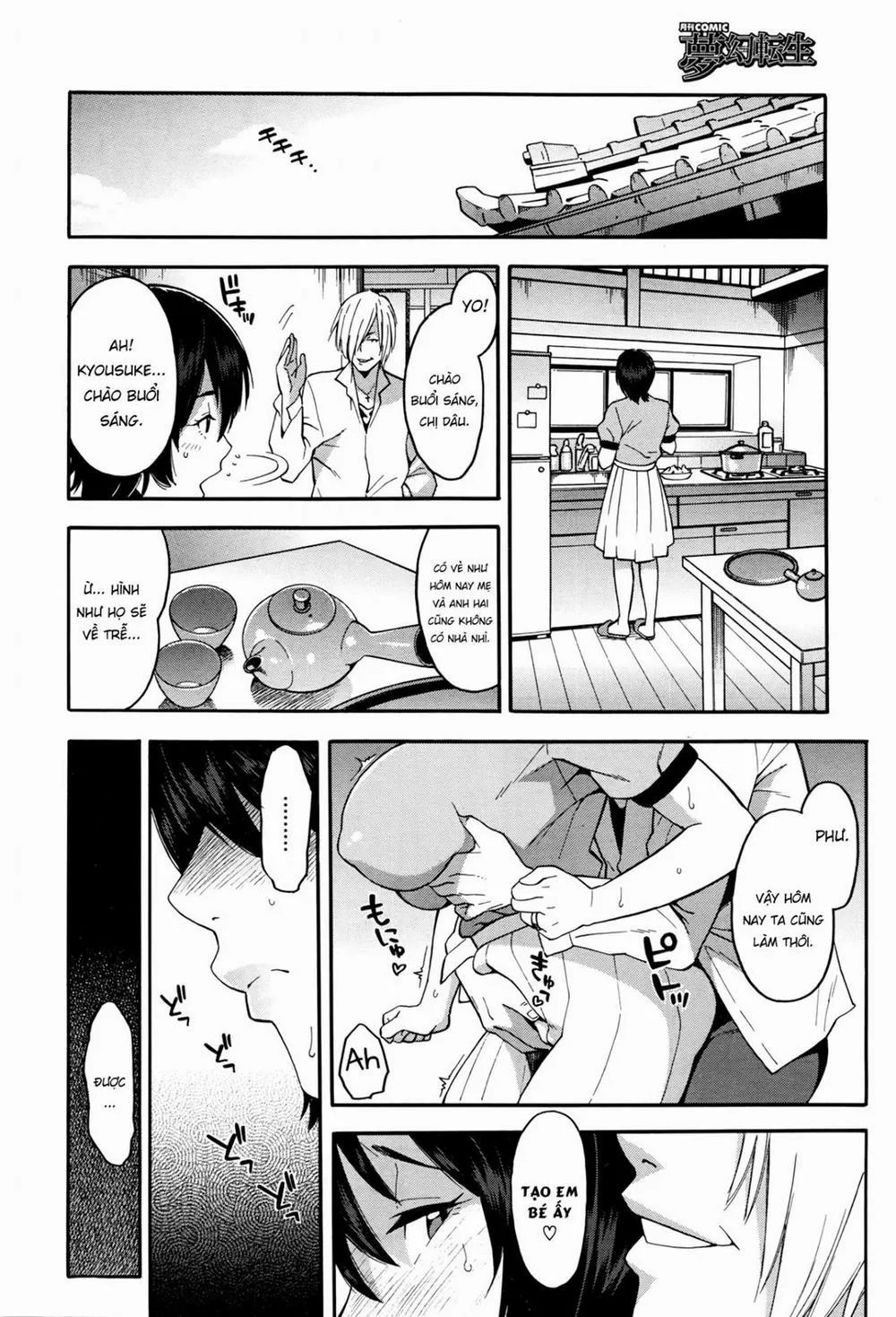 HentaiVN.net - Ảnh 26 - Chị Dâu và Em Rể [Aniyome To Gitei ~Kindan No Kankei~ Zenpen] - Chương 1