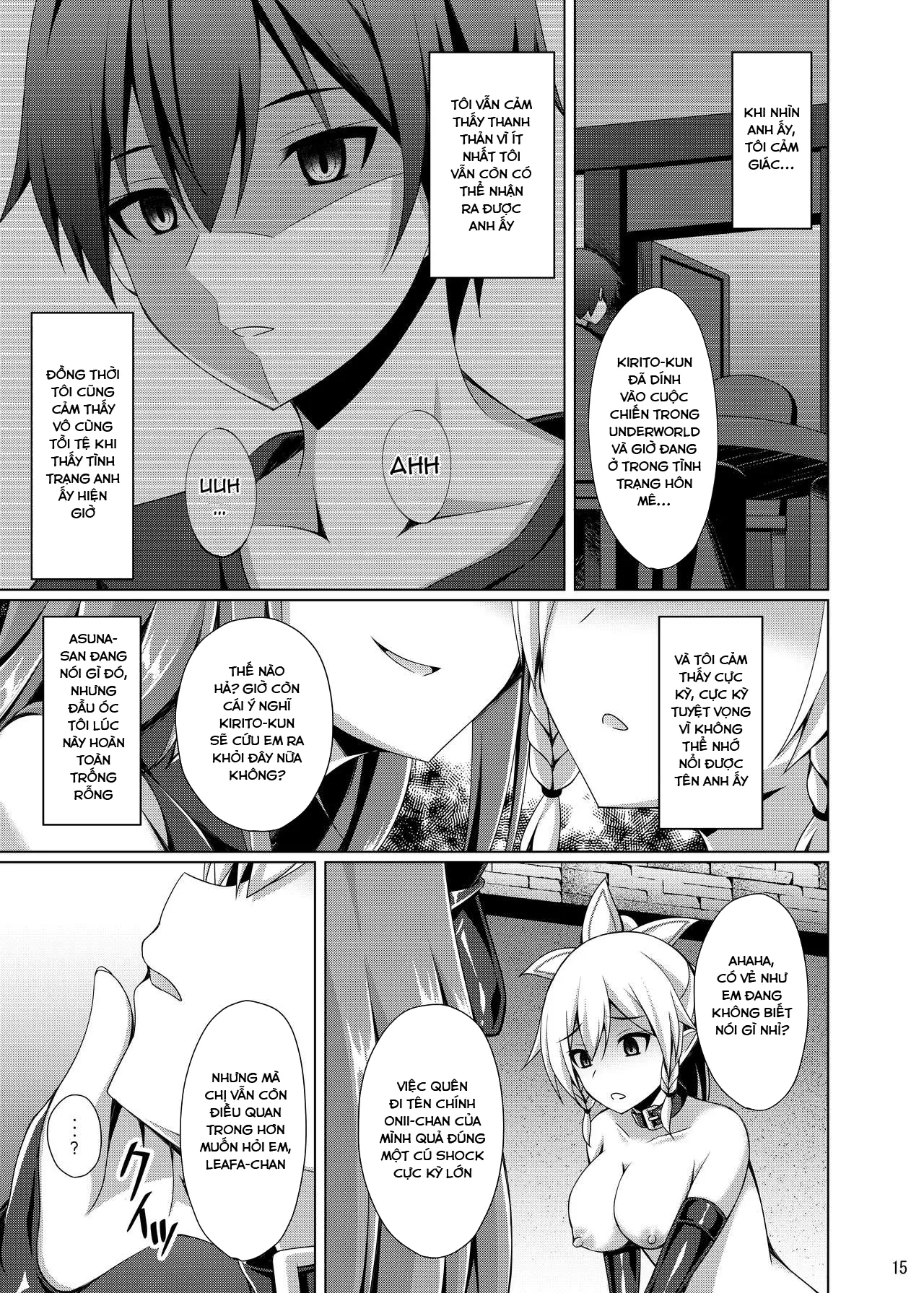 HentaiVN.net - Ảnh 13 - Kanojo wa Mou ...Onii-chan... to wa Yonde Kurenai... (Sword Art Online) - Oneshot