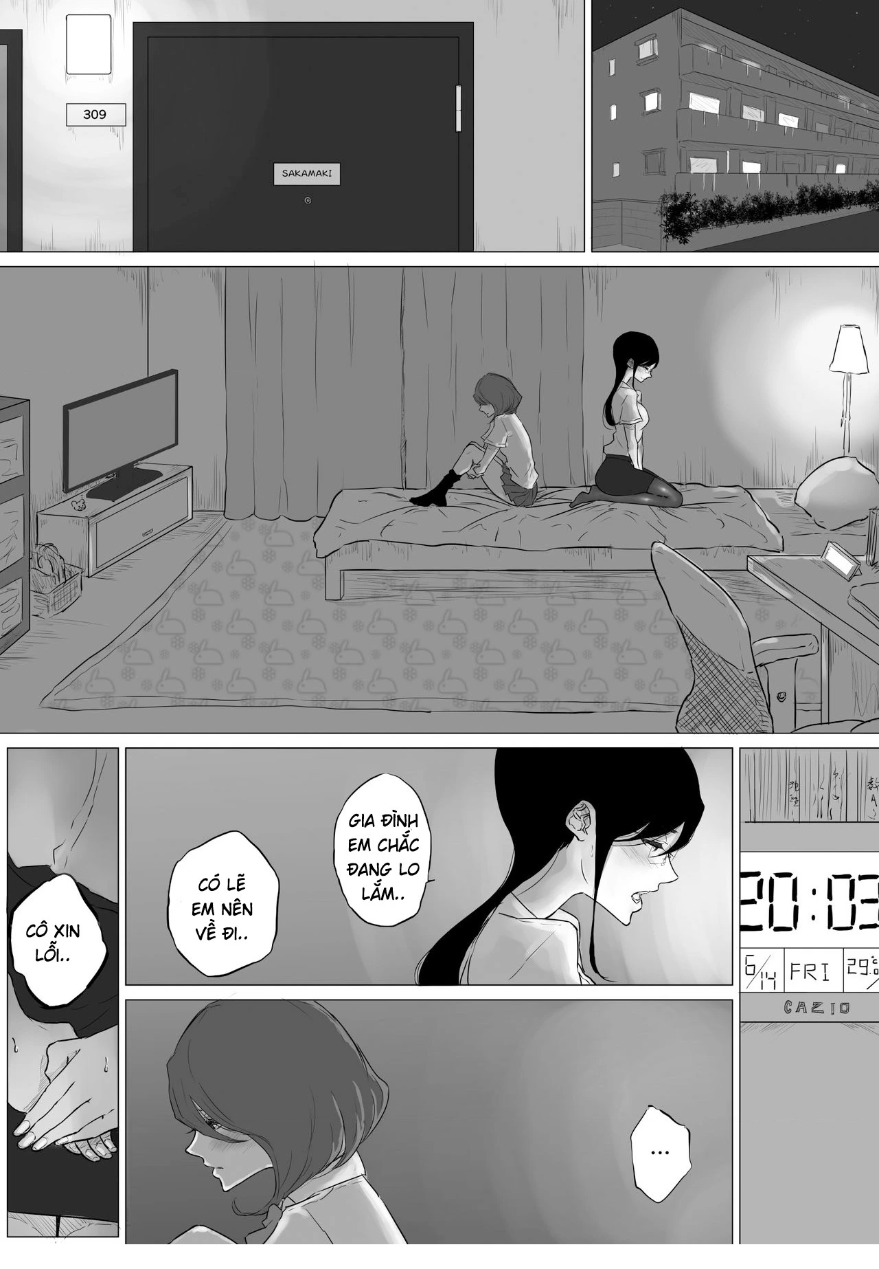 HentaiVN.net - Ảnh 15 - tại sao giáo viên của tôi lại ở 1 nhà thổ đồng tính nữ!? - Oneshot