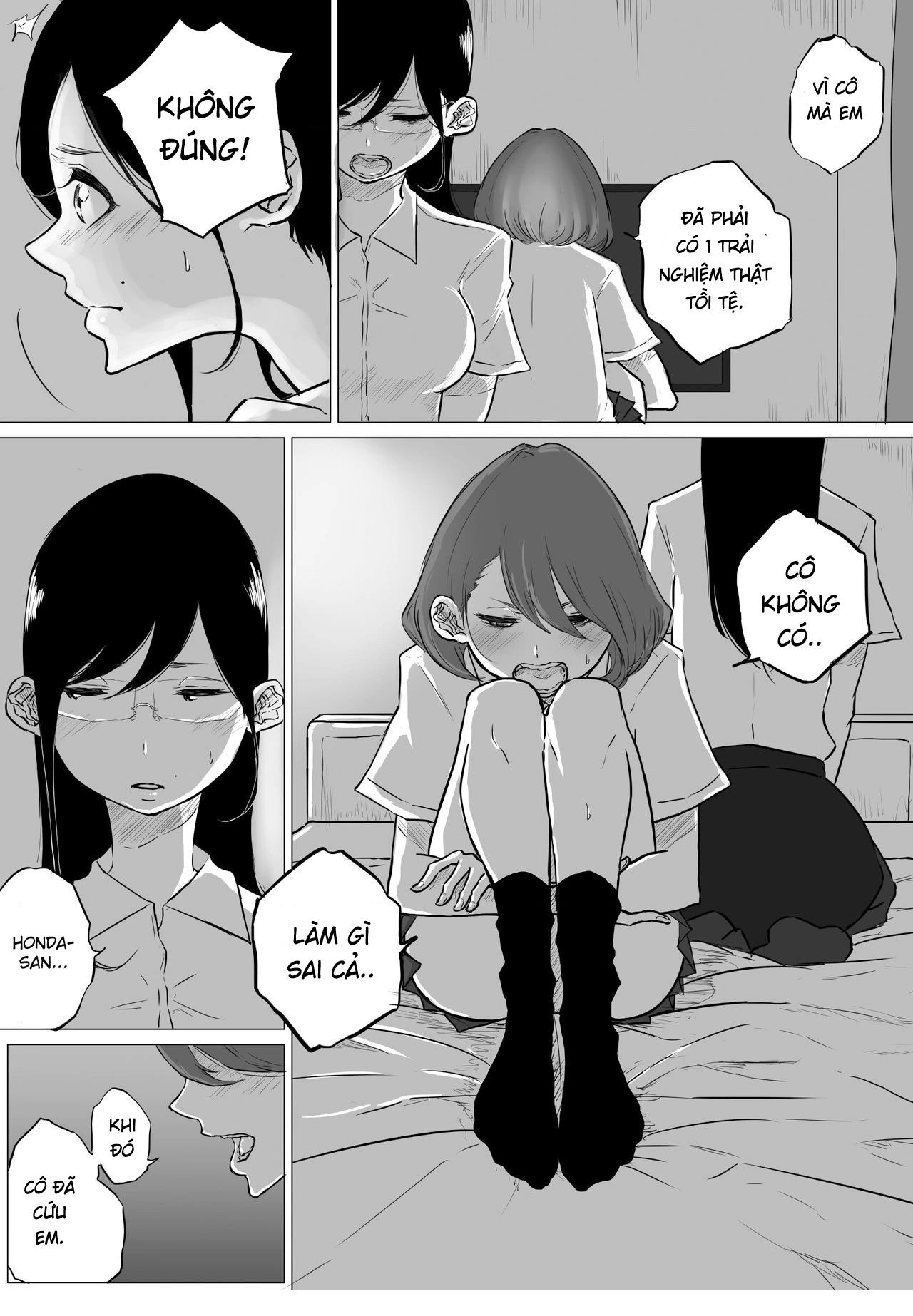 HentaiVN.net - Ảnh 16 - tại sao giáo viên của tôi lại ở 1 nhà thổ đồng tính nữ!? - Oneshot