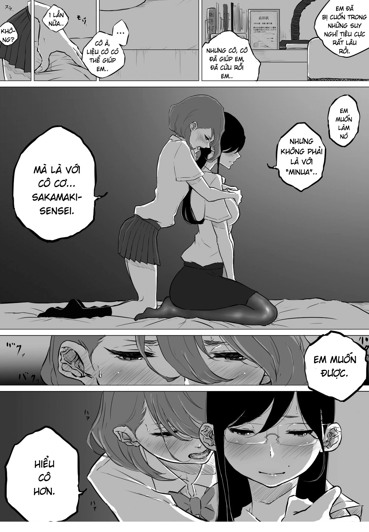 HentaiVN.net - Ảnh 17 - tại sao giáo viên của tôi lại ở 1 nhà thổ đồng tính nữ!? - Oneshot